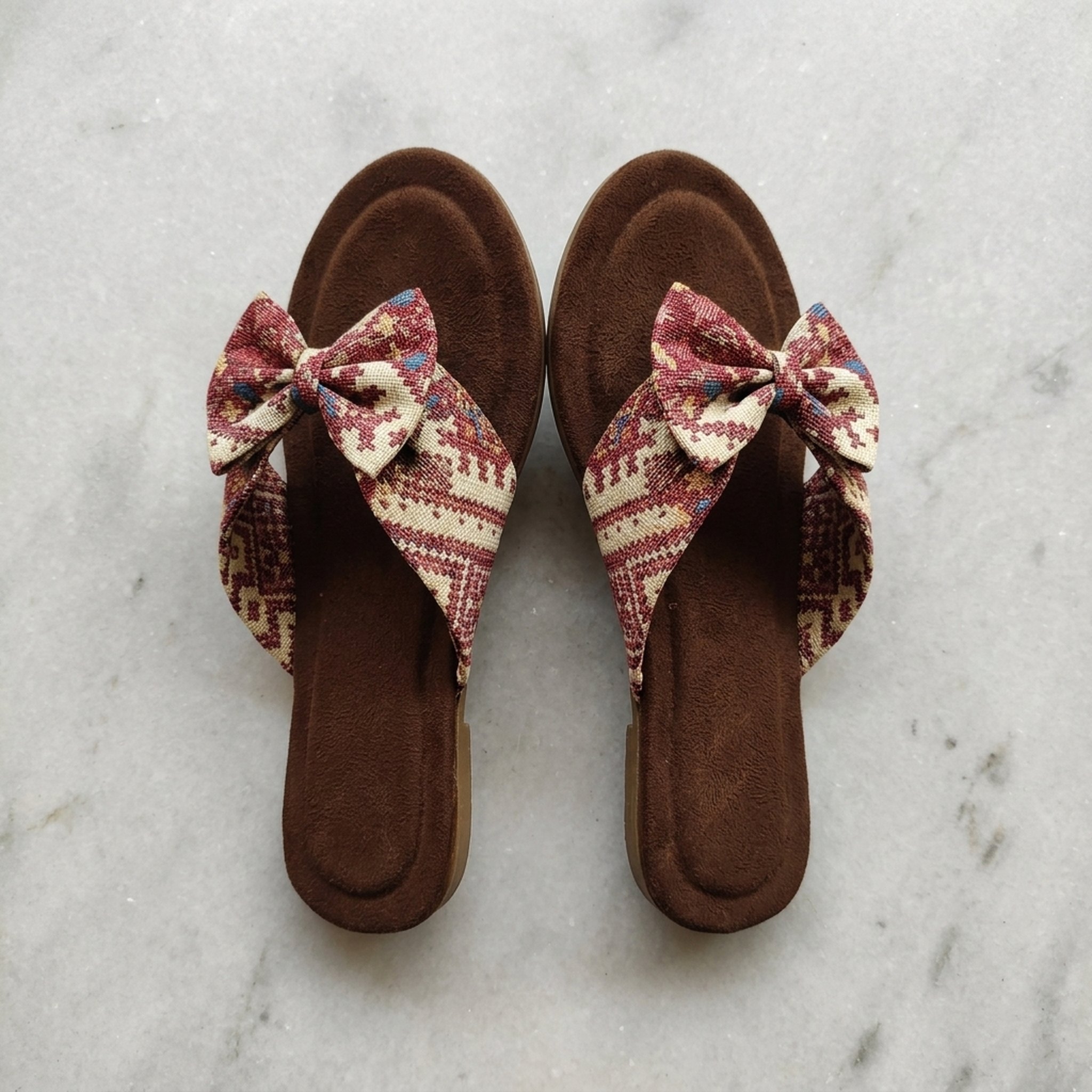 Lucky footwear Stylish Women's Ethnic Bow Flats 3