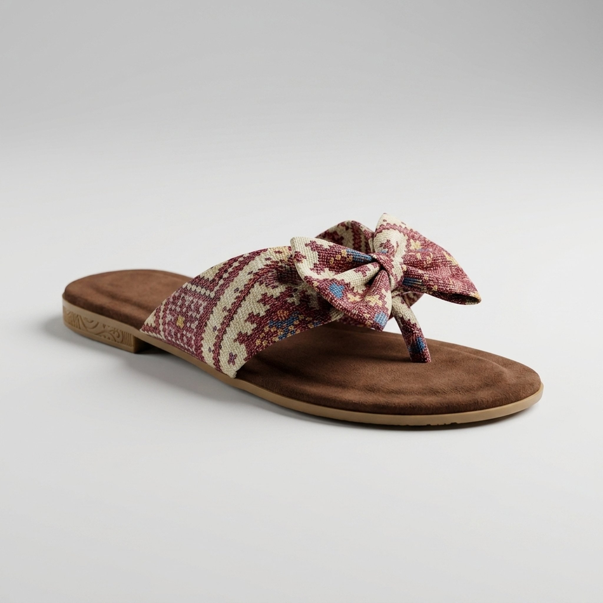 Lucky footwear Stylish Women's Ethnic Bow Flats 2