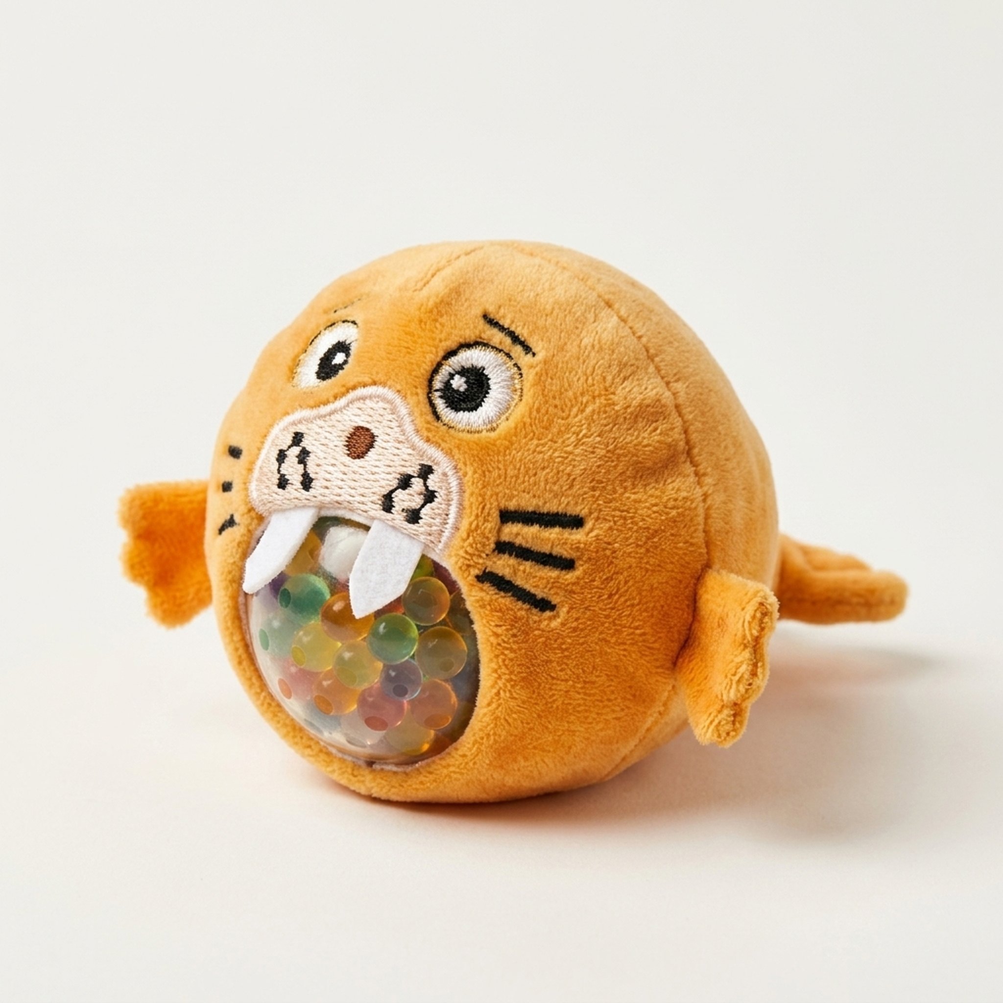 JustDreamIn Soft Walrus Sensory Squeeze Toy 3