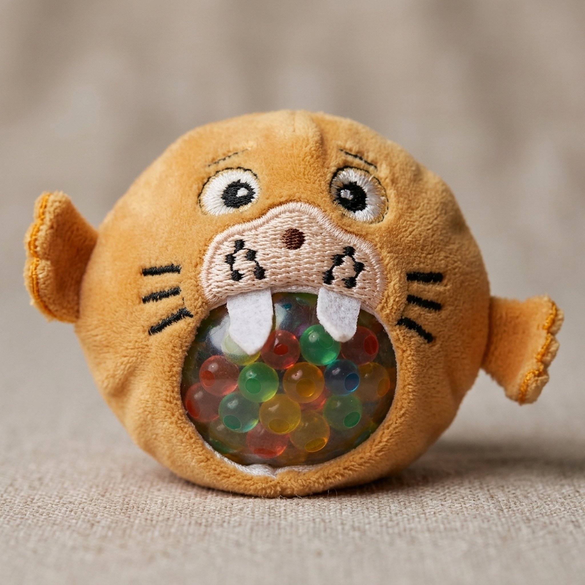 JustDreamIn Soft Walrus Sensory Squeeze Toy 2