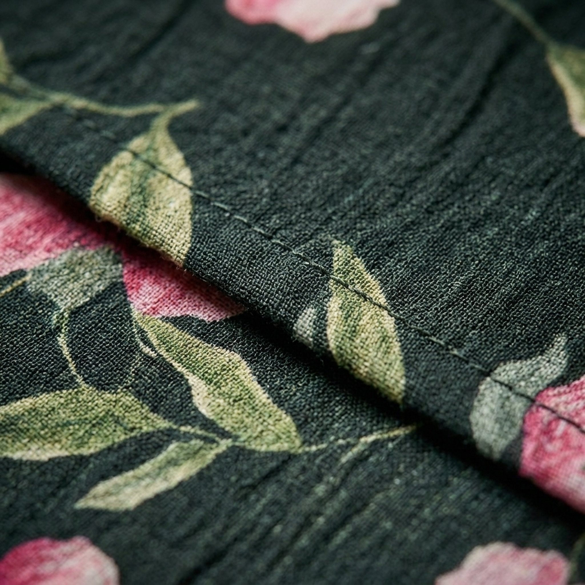 Elegant Black Floral Print 3