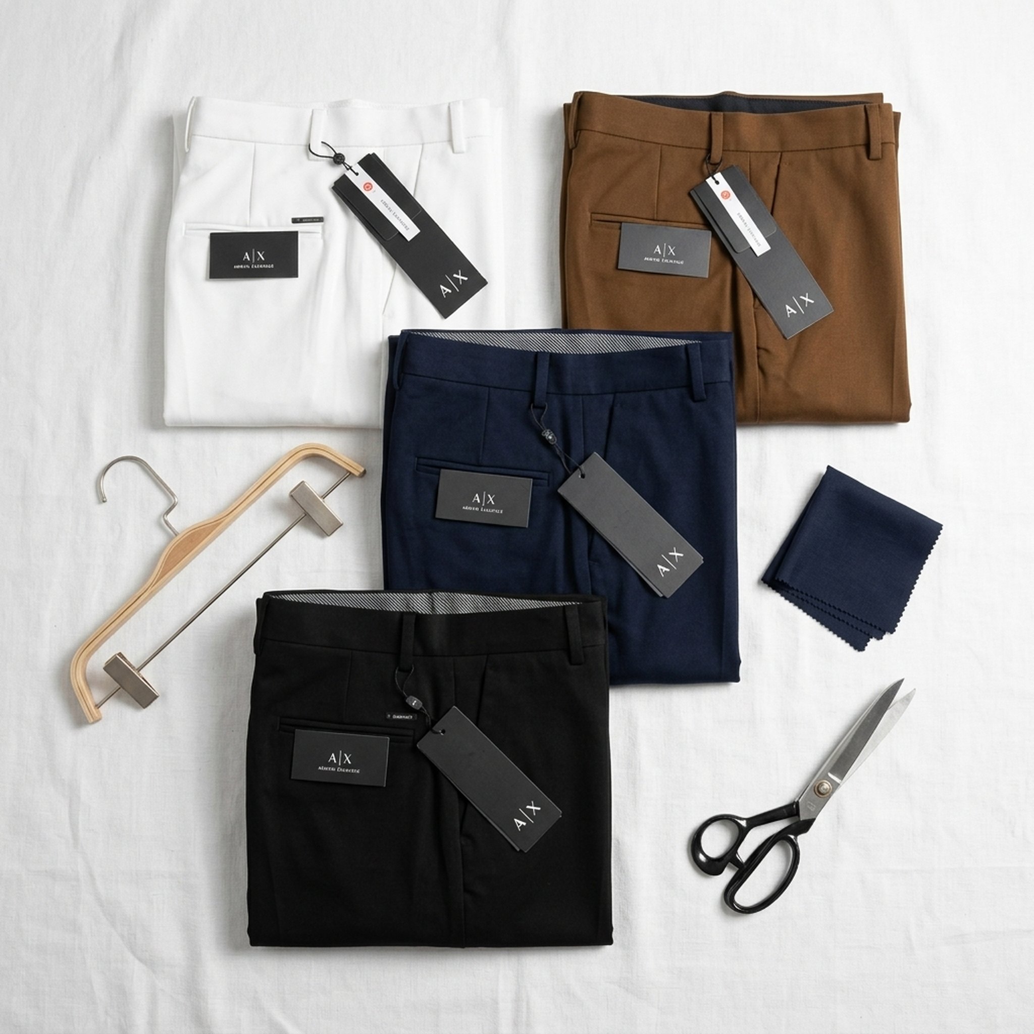 BLESSINGS Men's Solid Color Tailored Bootcut