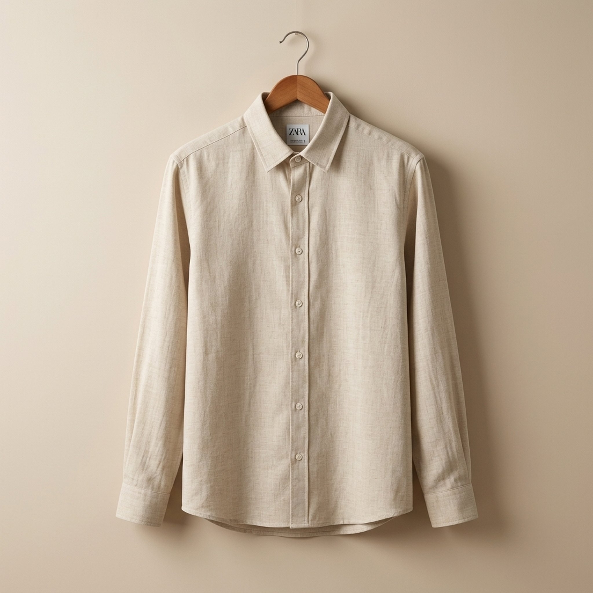 BLESSINGS Men's Linen Blend Casual Shirt 2