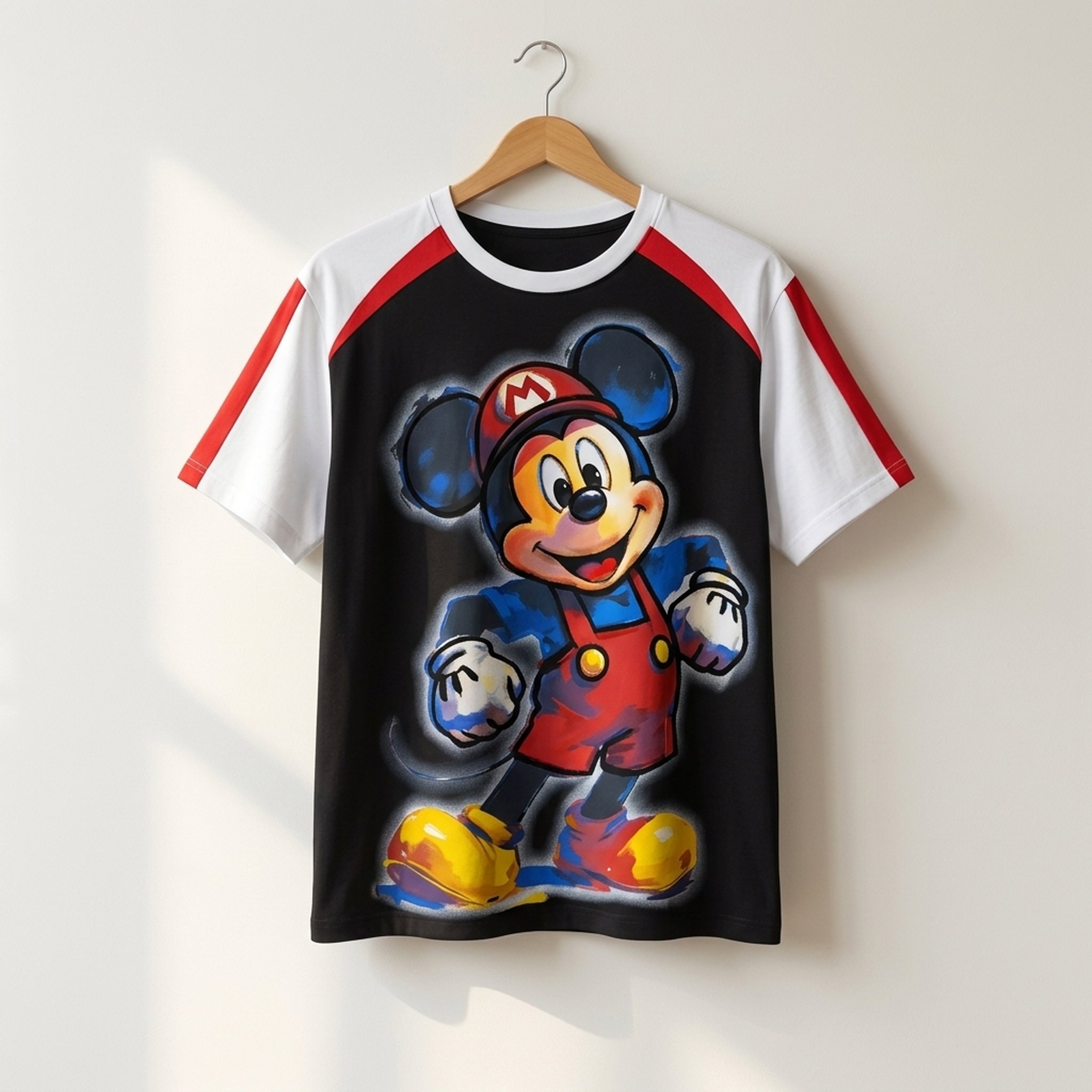 BLESSINGS Men's Graphic Print Crew Neck T-Shirt 3