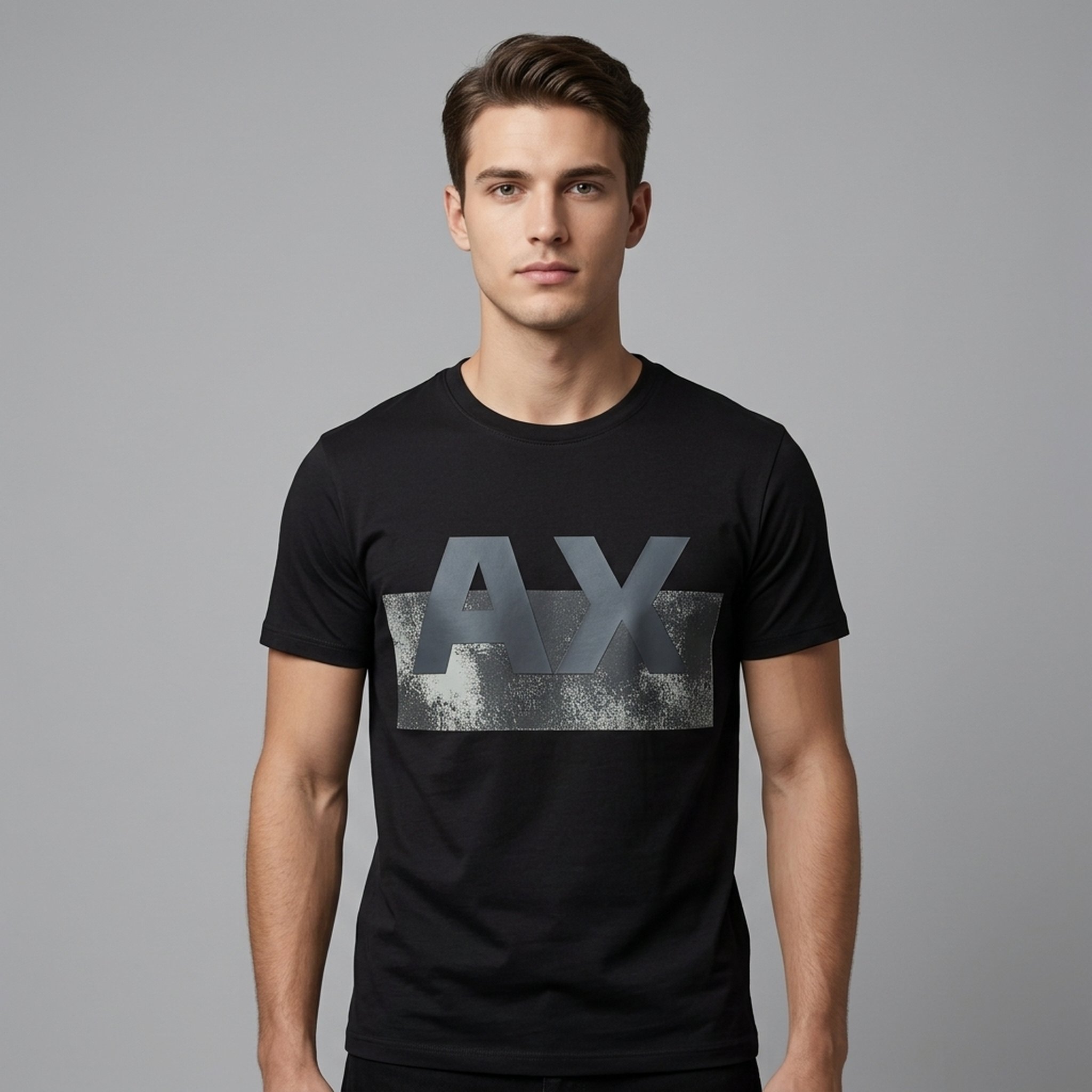 BLESSINGS Men's Graphic Print Crew Neck T-Shirt