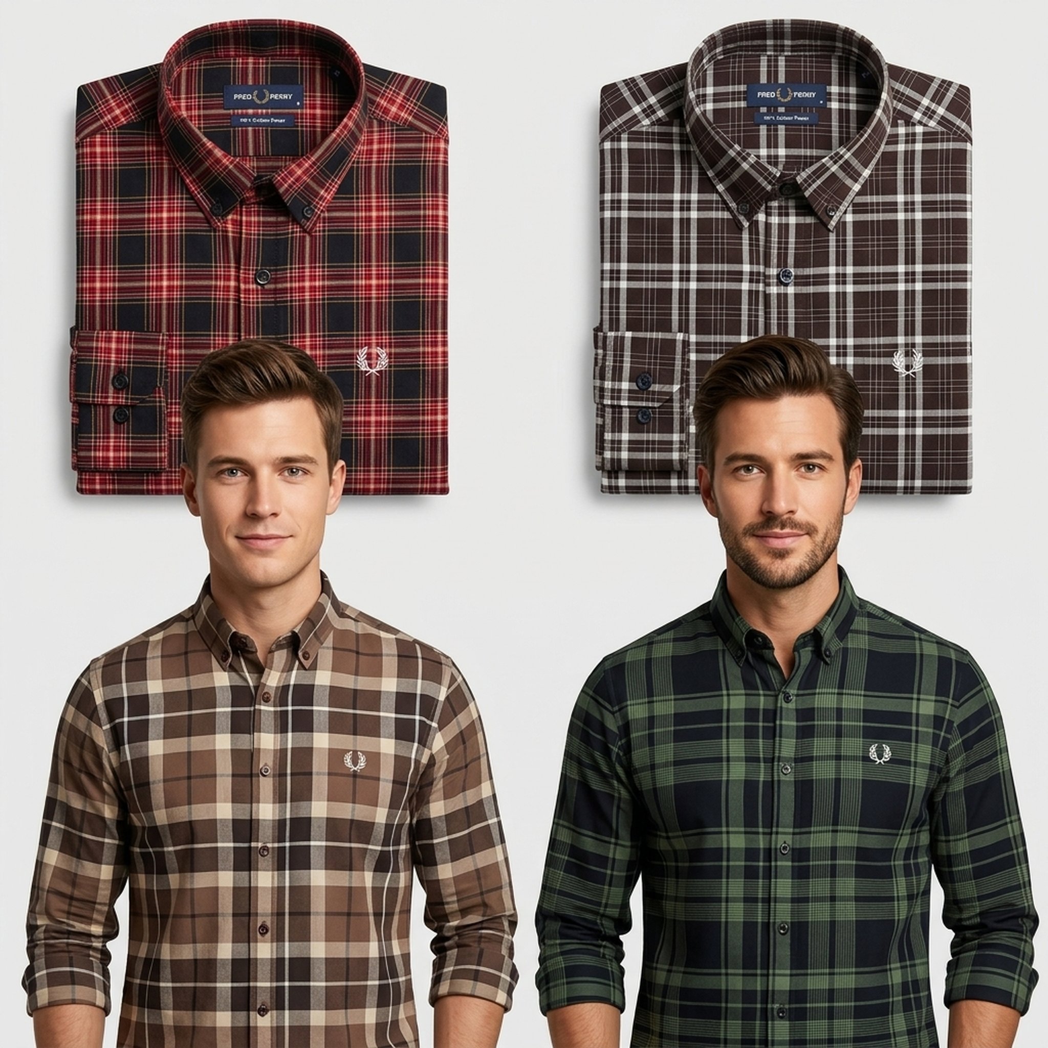 BLESSINGS Men's Check Shirt