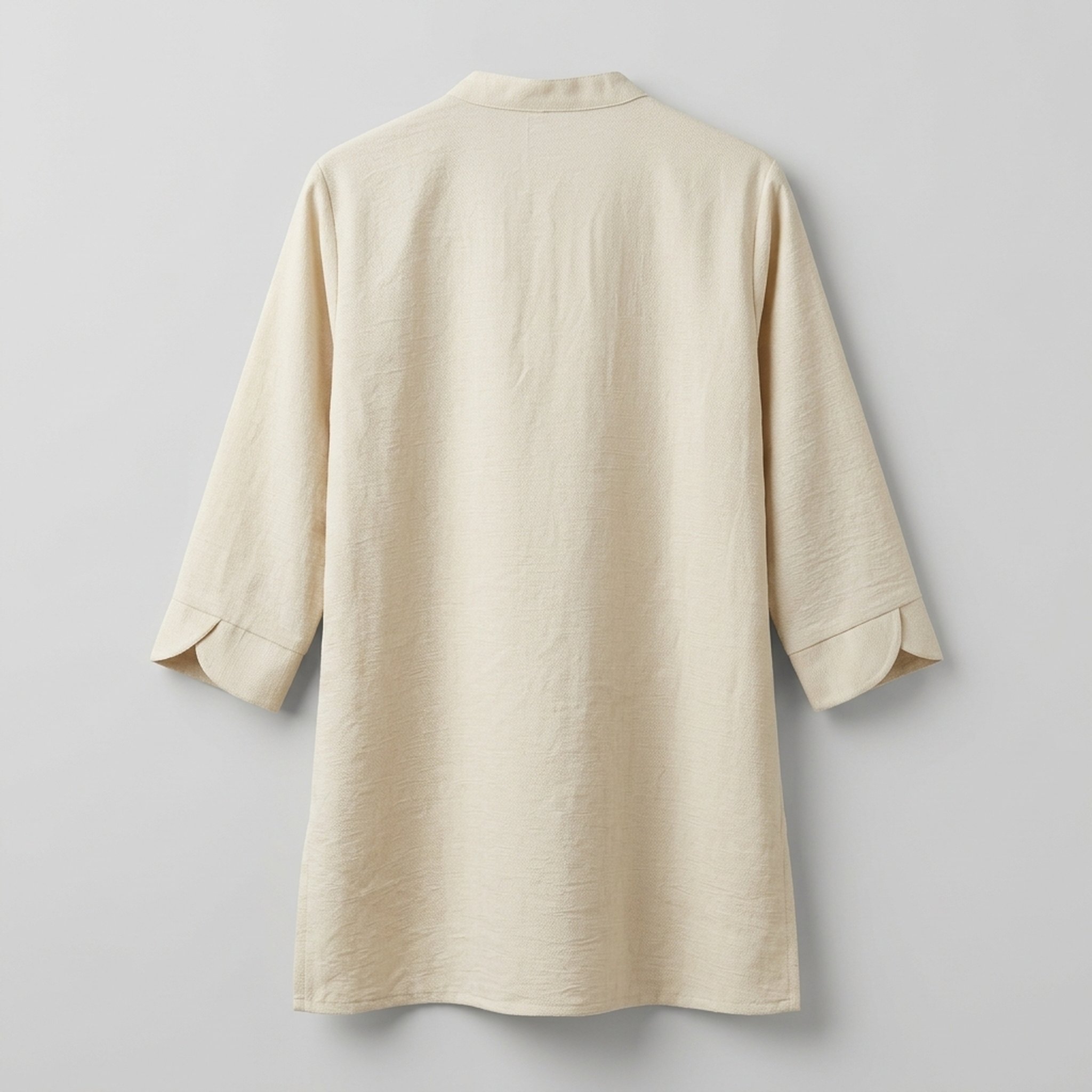 Style fit Beige Floral Embroidered Women's Tunic 2
