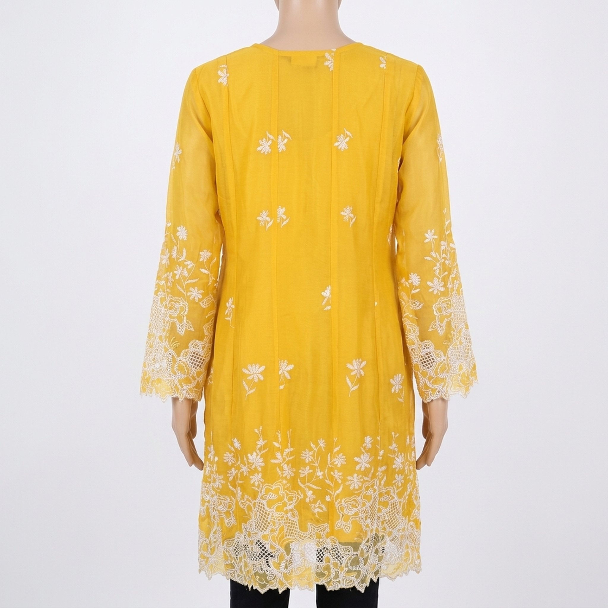 Style fit Yellow Embroidered Salwar Suit Set 2