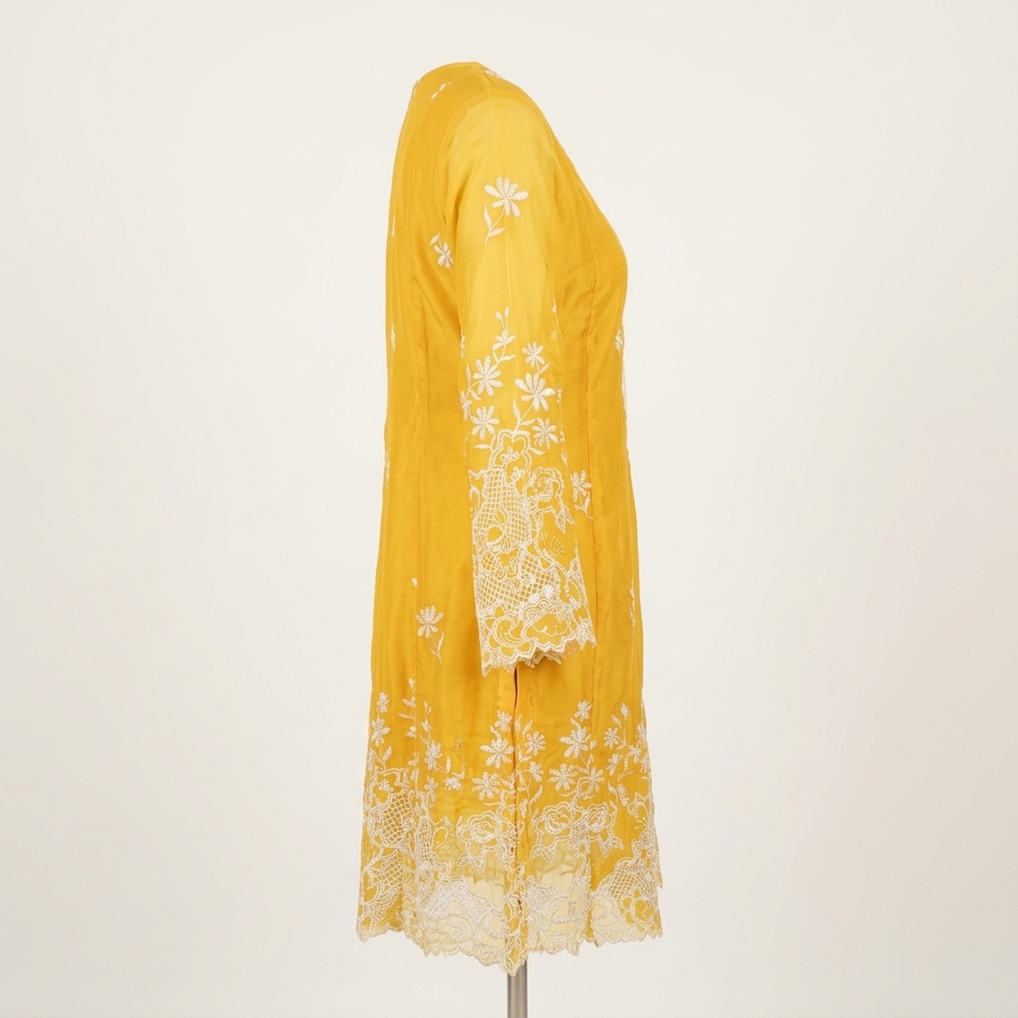 Style fit Yellow Embroidered Salwar Suit Set 3