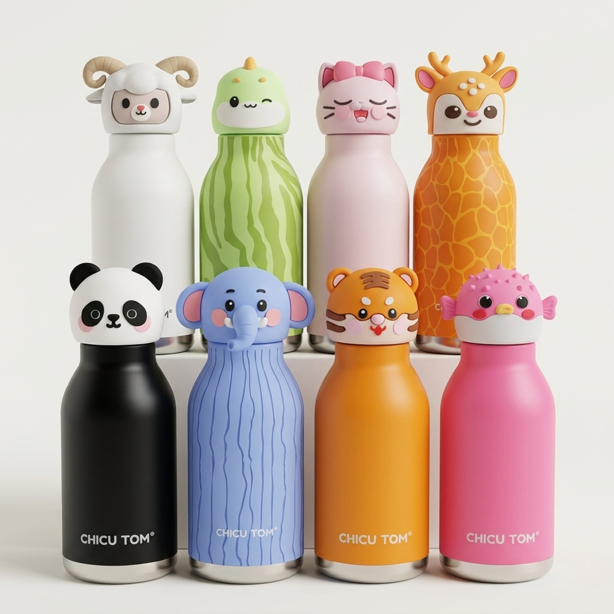 Kanha Toys & Gift Gallery Kids Animal Theme Water Bottles 3