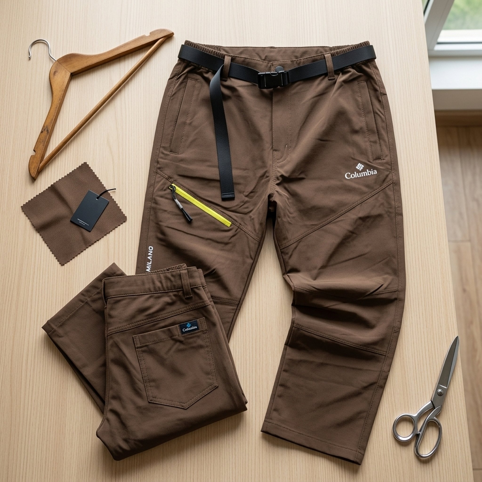 Men's Brown Outdoor Performance Trousers 4
