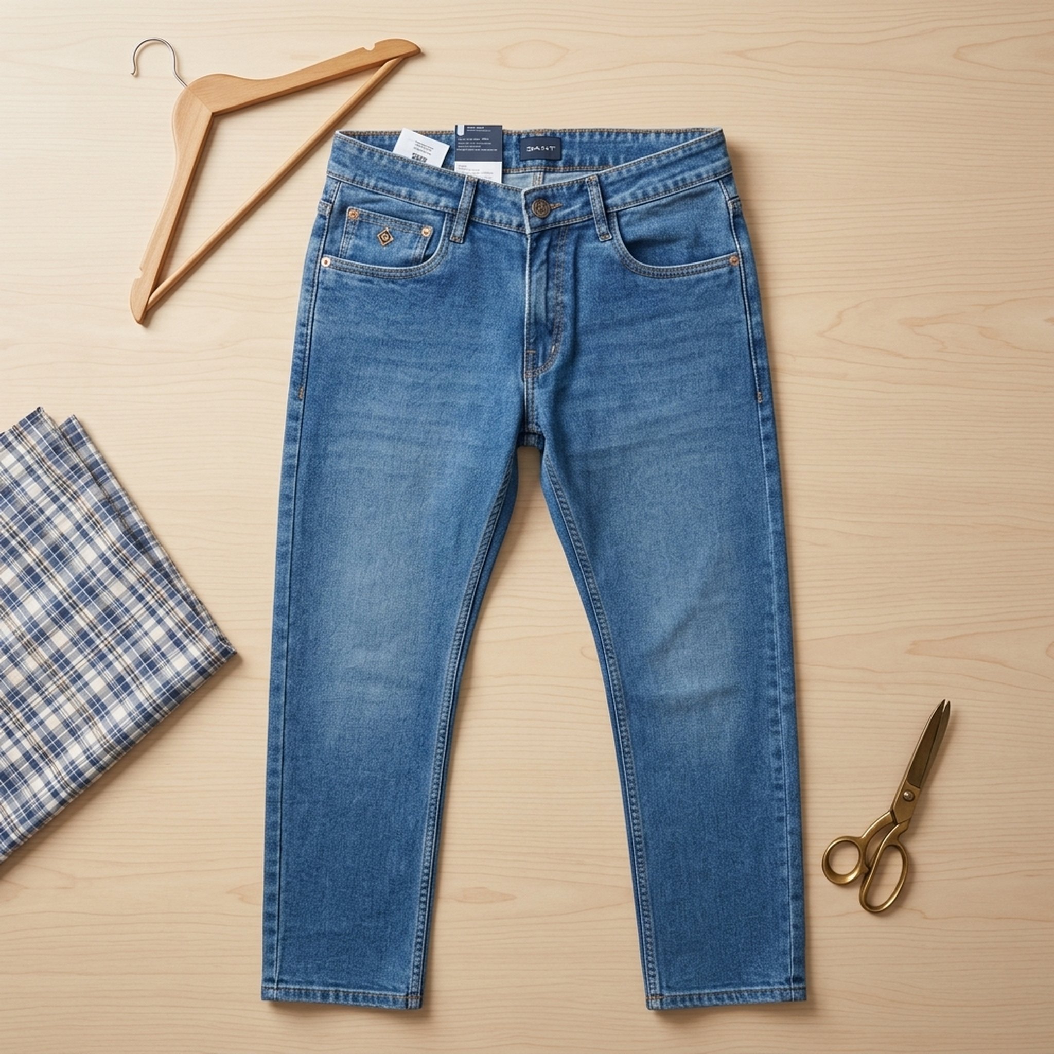 Men's Blue Denim Jeans 2