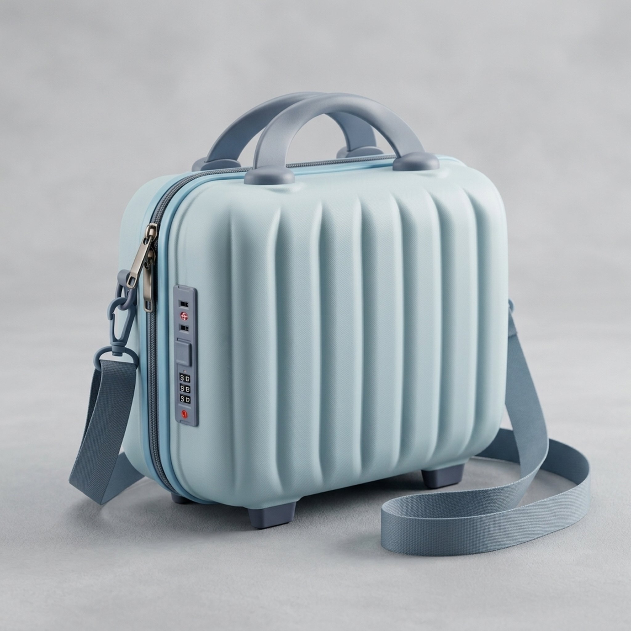 Kanha Toys & Gift Gallery Light Blue Hard Shell Vanity Case 2