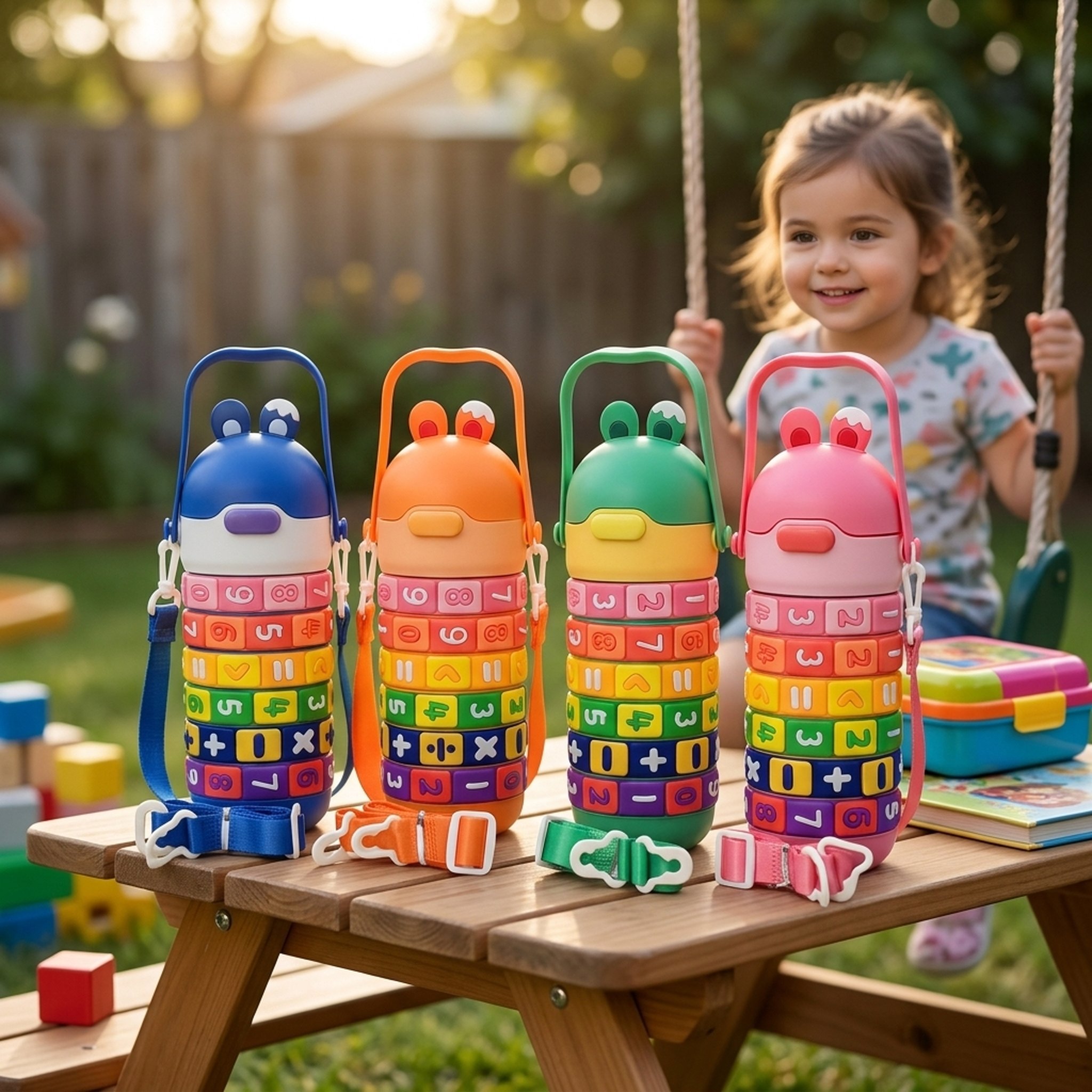 Kanha Toys & Gift Gallery Kids' Math Learning Water Bottle