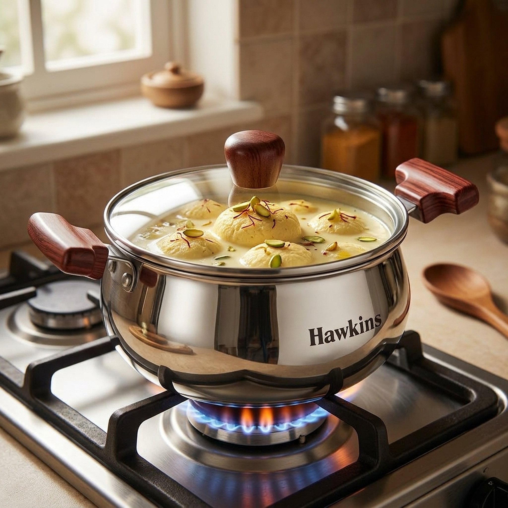 Hawkins Stainless Steel Handi with Glass Lid