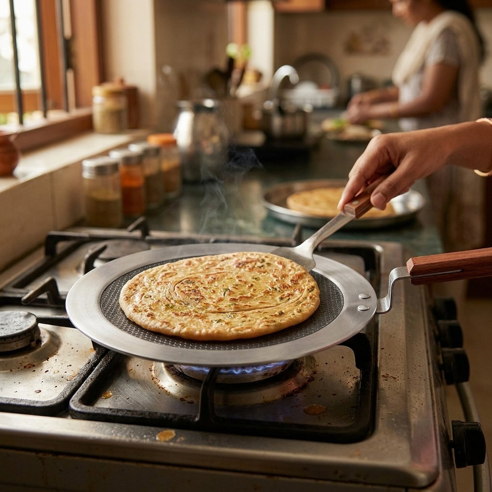 Hawkins Stainless Steel Nonstick Paratha Tawa