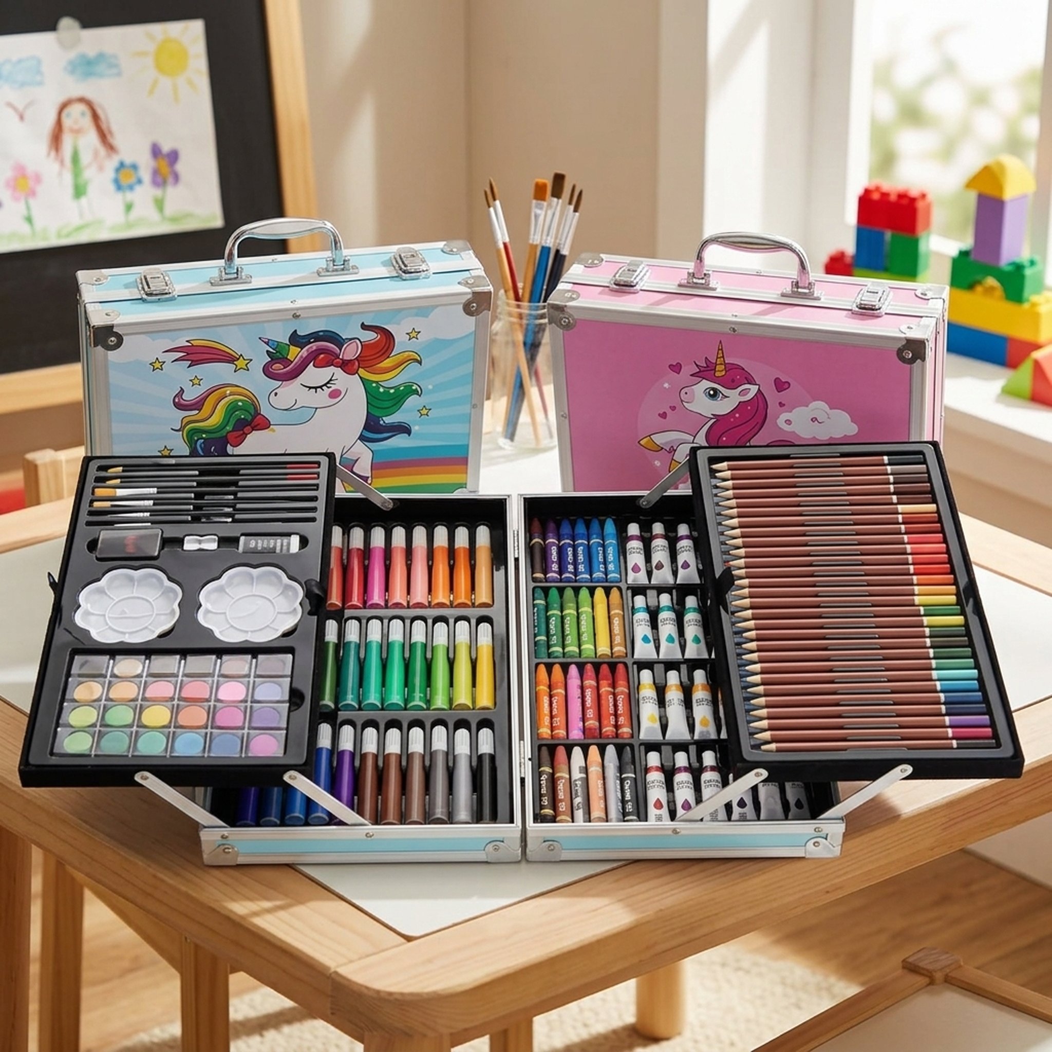 Kanha Toys & Gift Gallery Unicorn Themed Portable Art Set