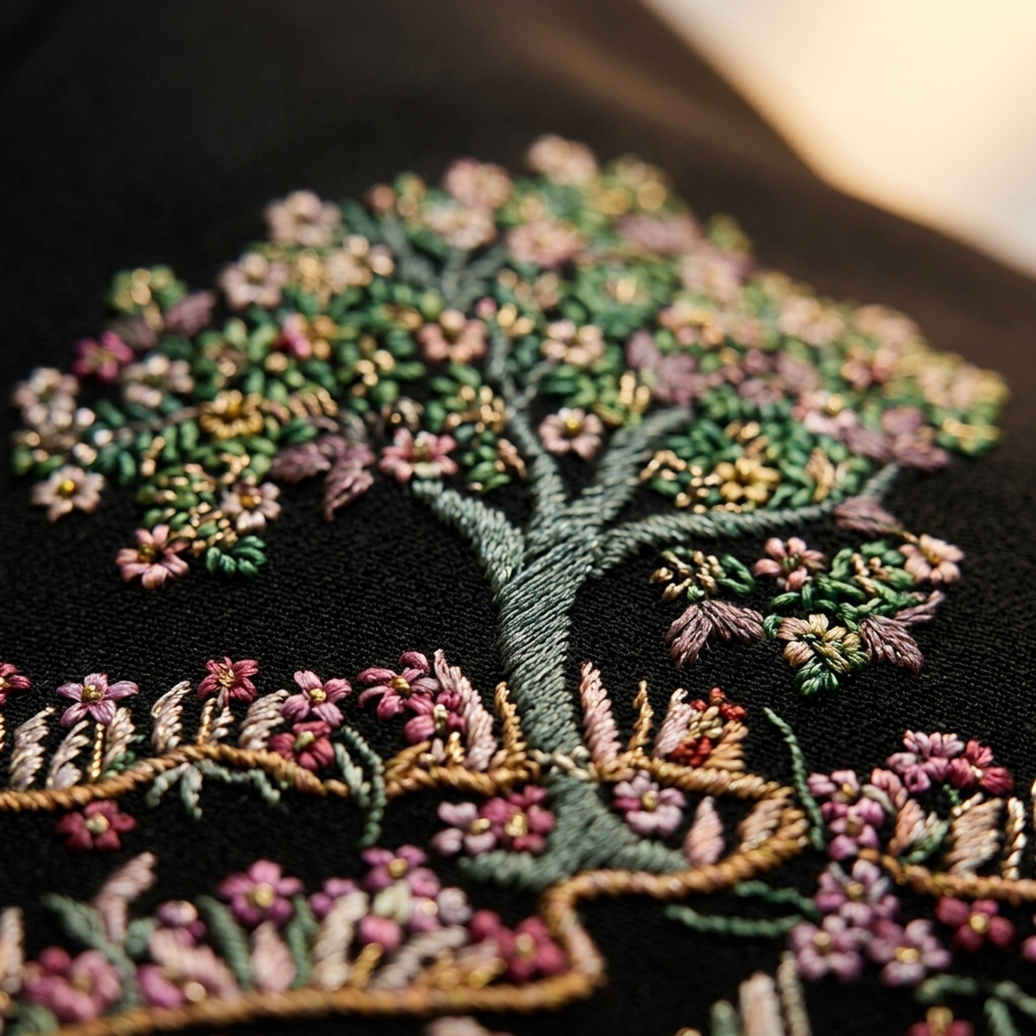 KingUp Man Men's Black Embroidered Ethnic Jacket 3