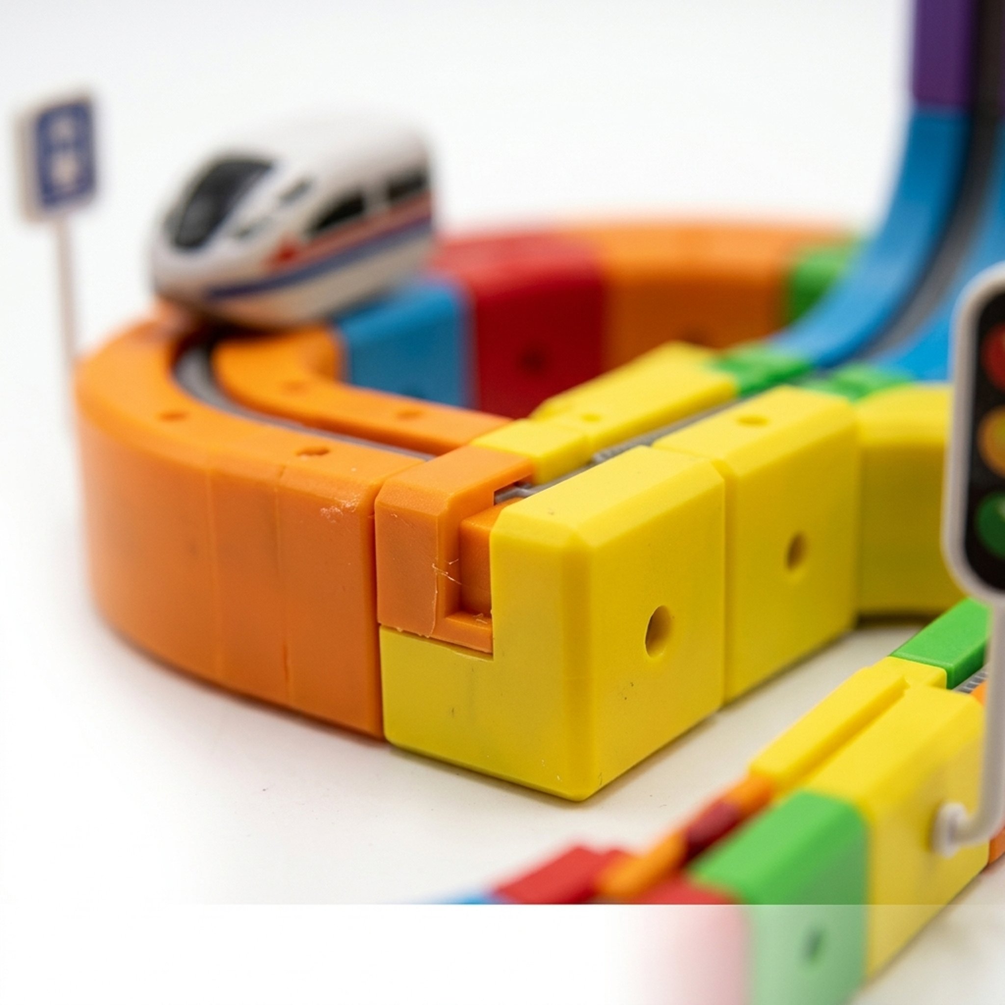 Kanha Toys & Gift Gallery Colorful Magnetic Train Track Set 3