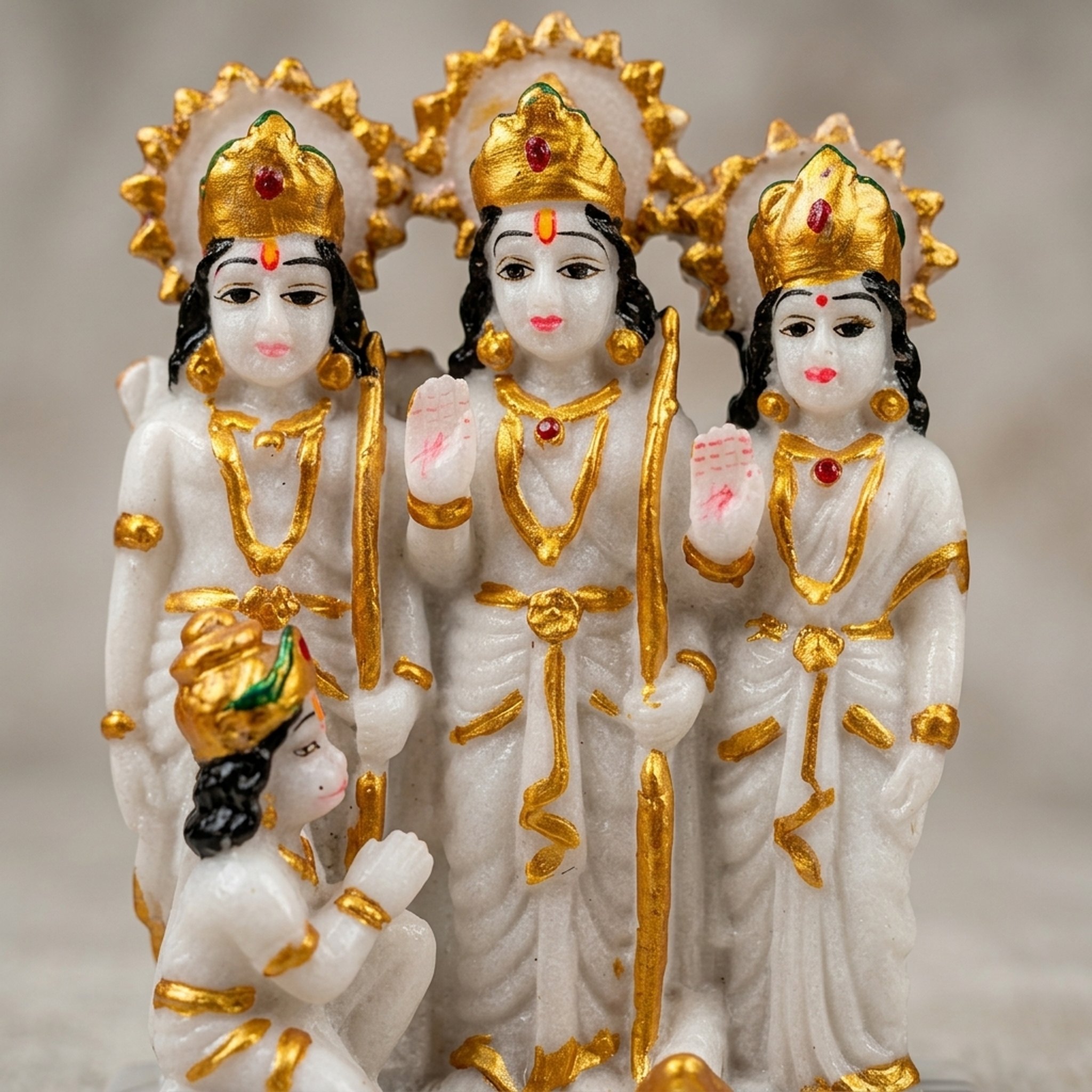 White Marble Ram Darbar Idol 4
