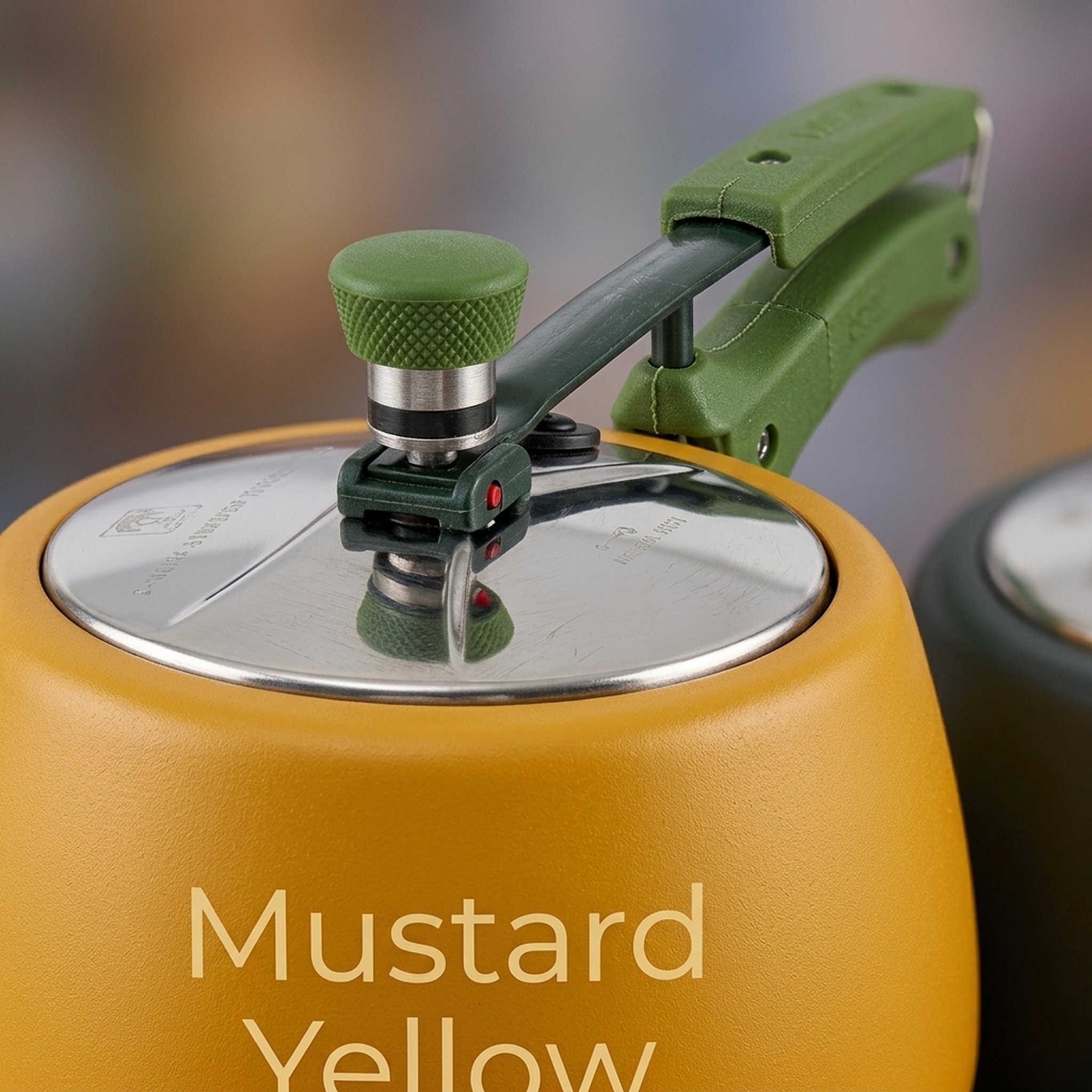 Modern Mustard Yellow Pressure Cooker 3