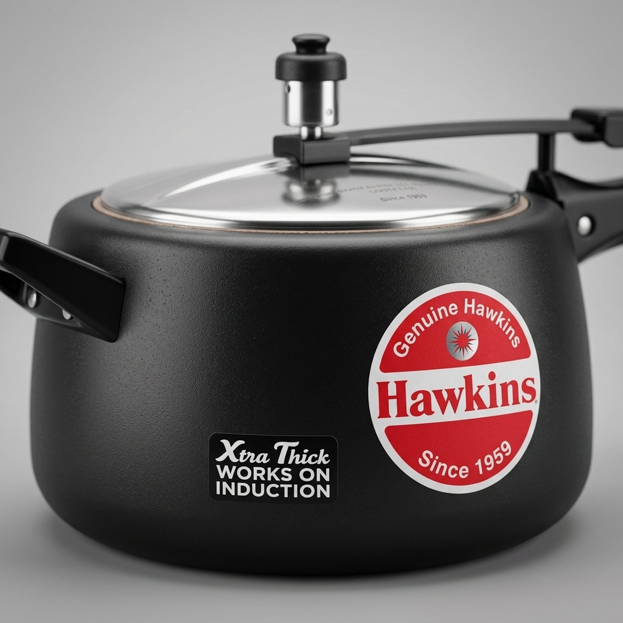 Hawkins Black Induction Base Pressure Cooker 2