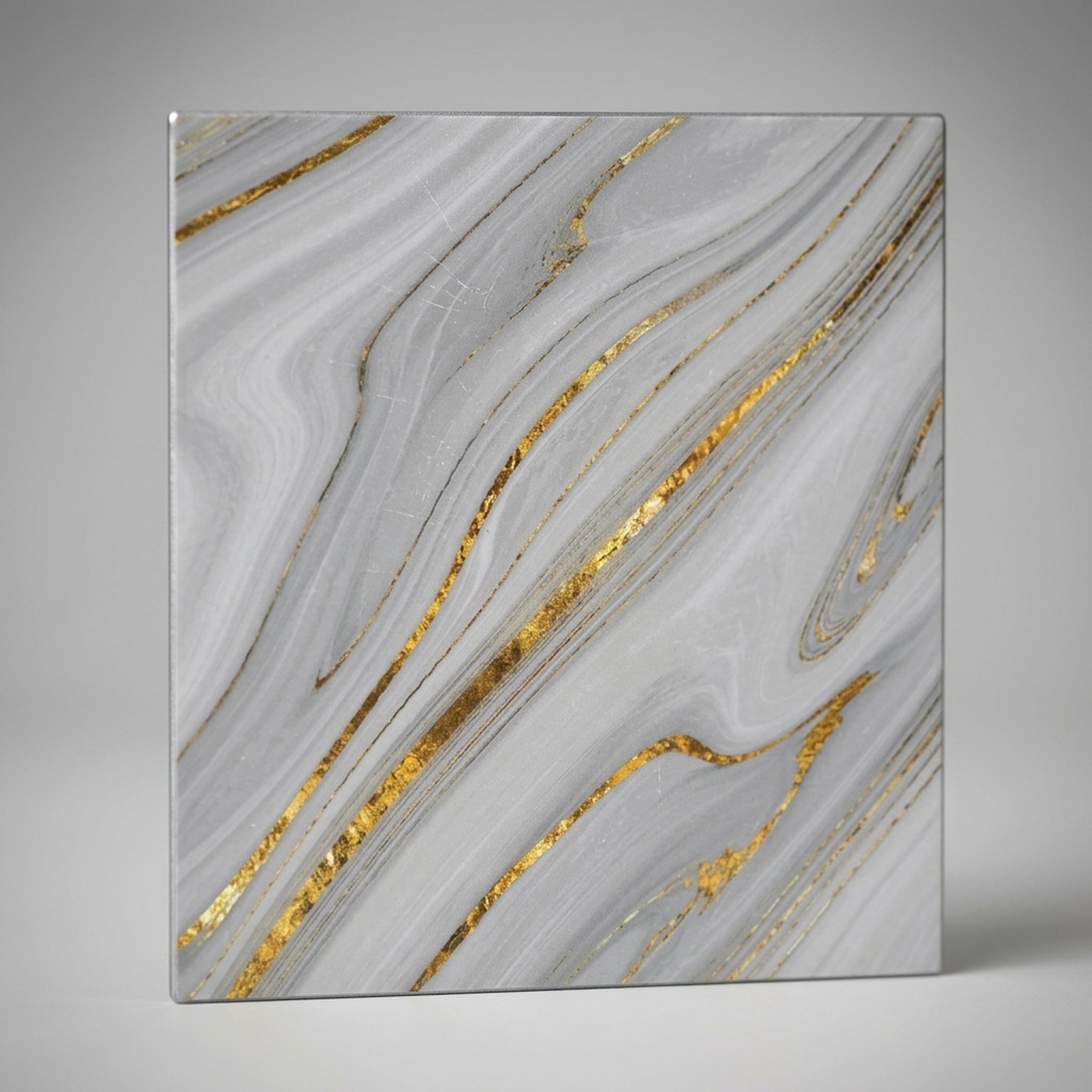 GURU JI DECOR AND ELECTRICAL Grey Marble Gold Vein Wall Panel 3