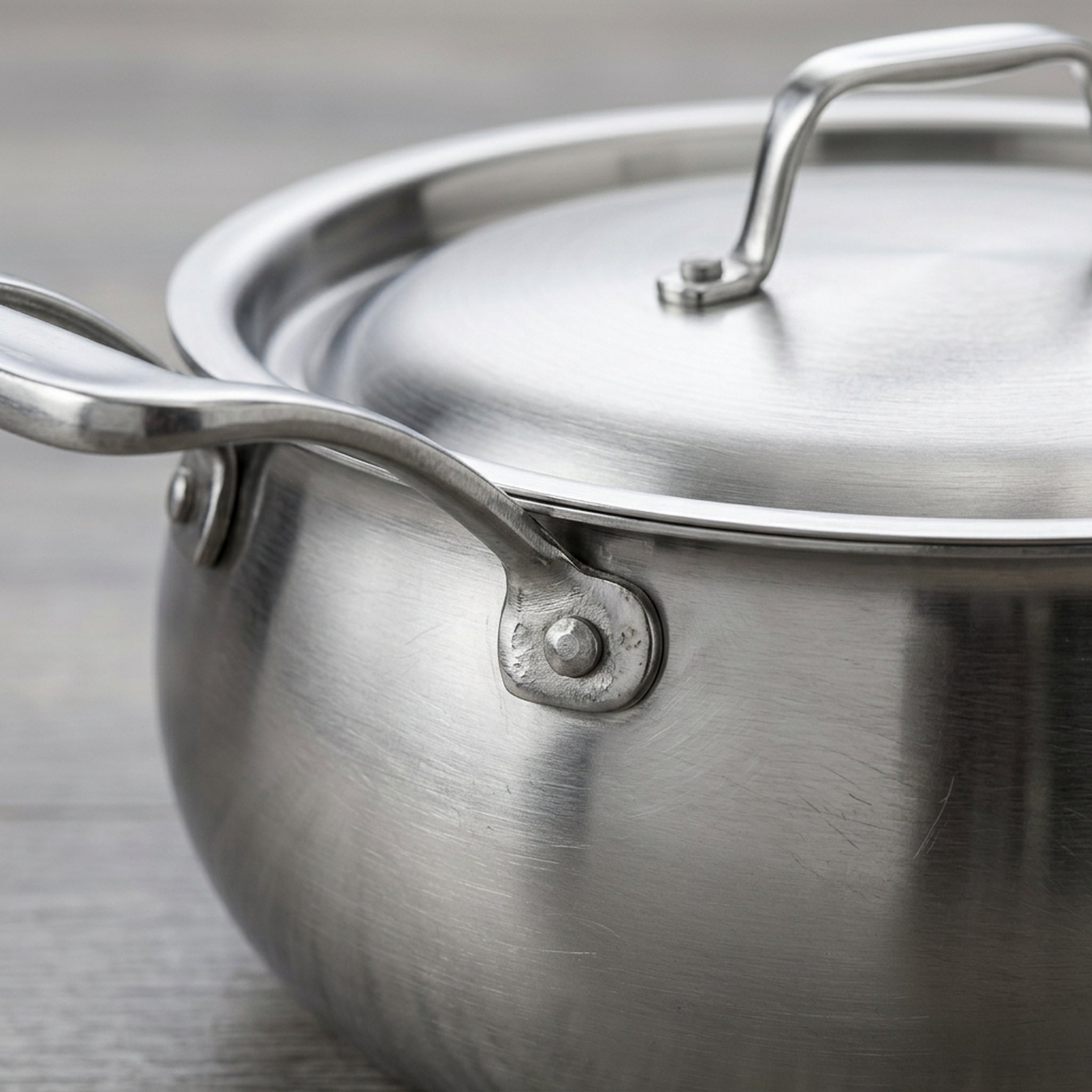 Mahavir Crockery Stainless Steel Cooking Pot With Lid 2