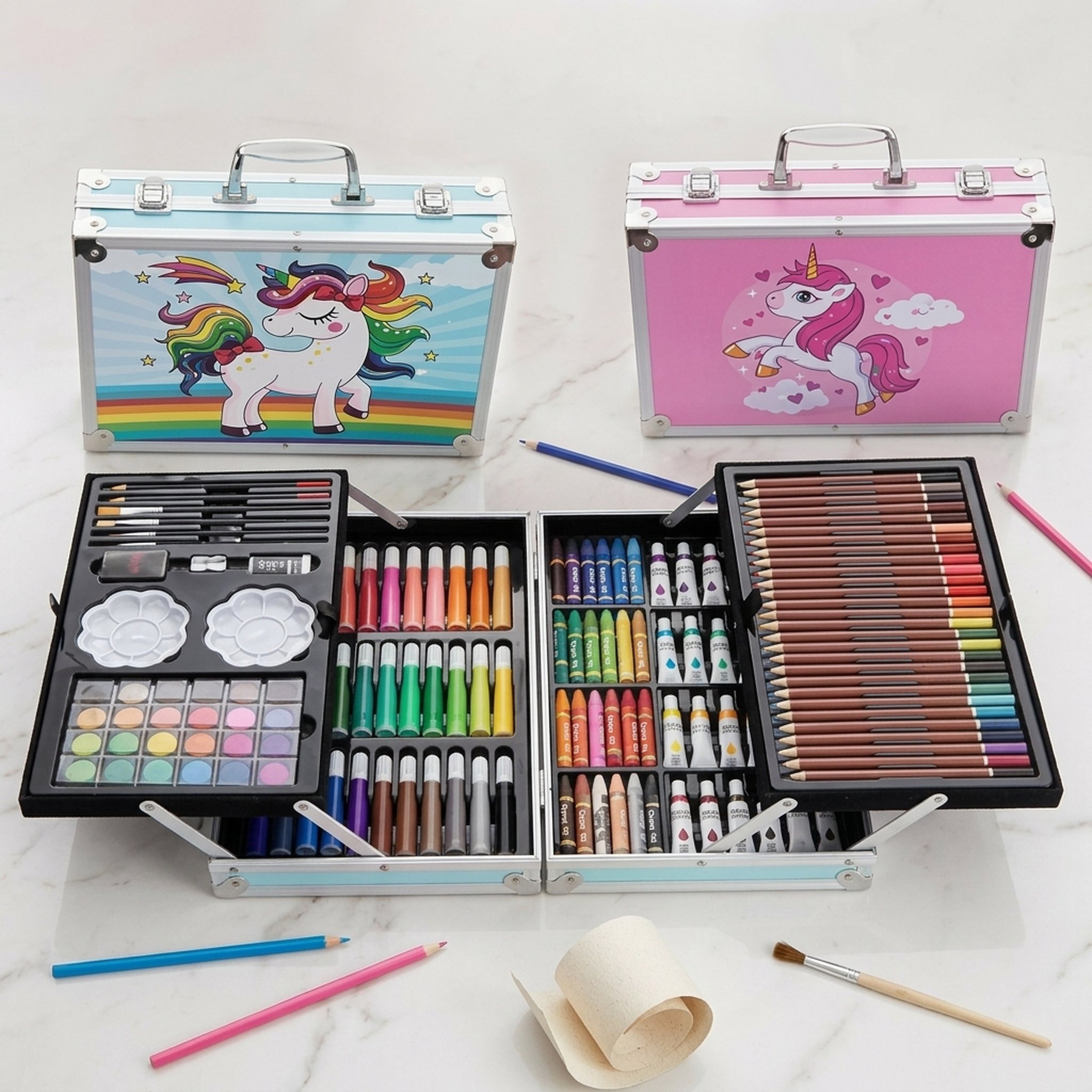 Kanha Toys & Gift Gallery Unicorn Themed Portable Art Set 5