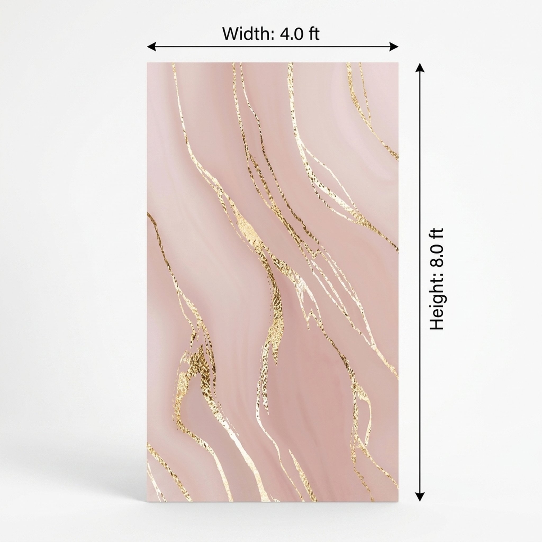 GURU JI DECOR AND ELECTRICAL Luxury Pink Gold Marble Wall Panel 2