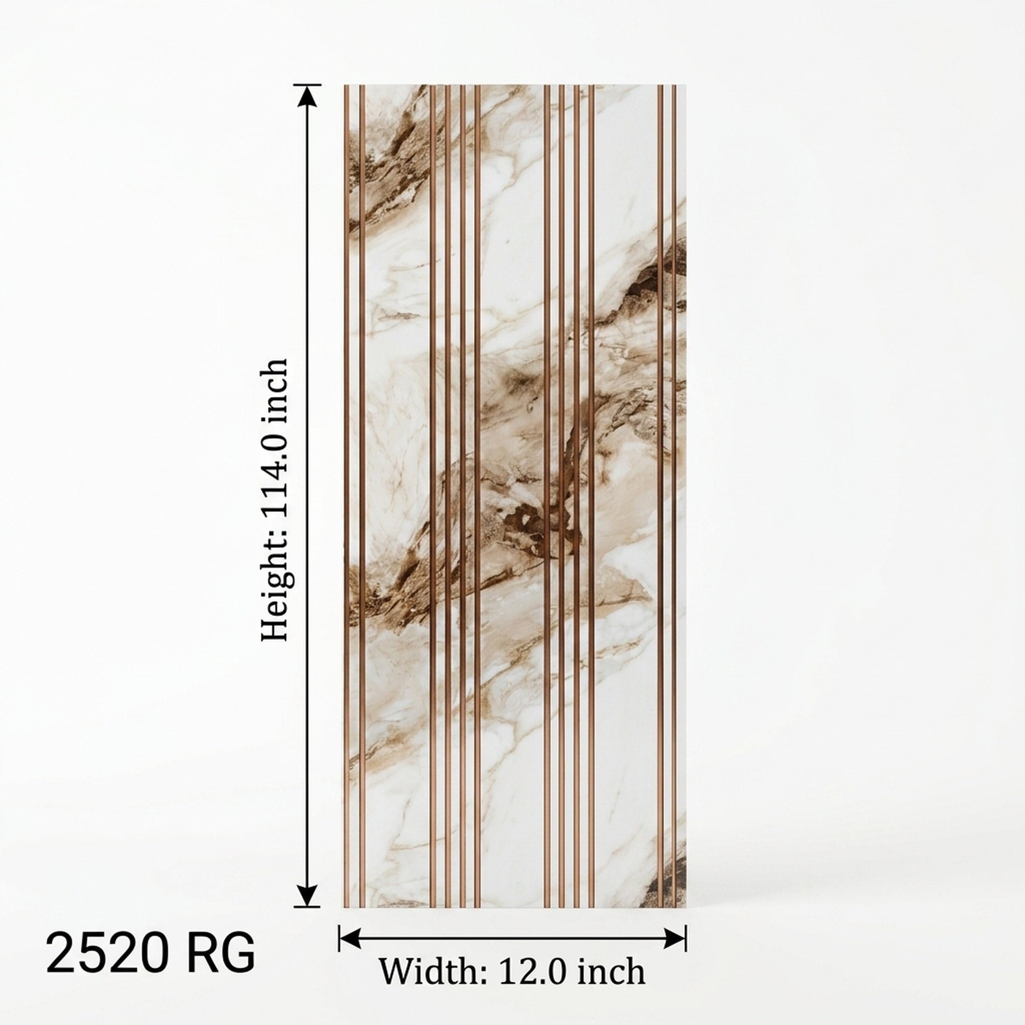 GURU JI DECOR AND ELECTRICAL Luxury Marble Vertical Striped Wall Panel 3