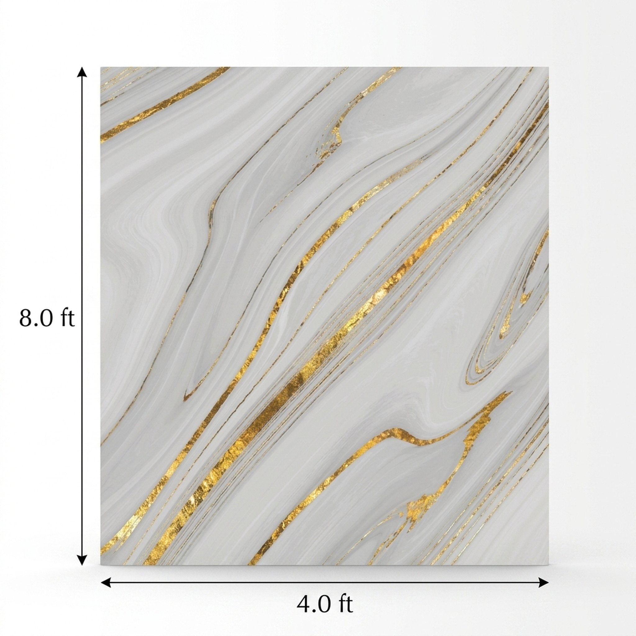 GURU JI DECOR AND ELECTRICAL Grey Marble Gold Vein Wall Panel 2
