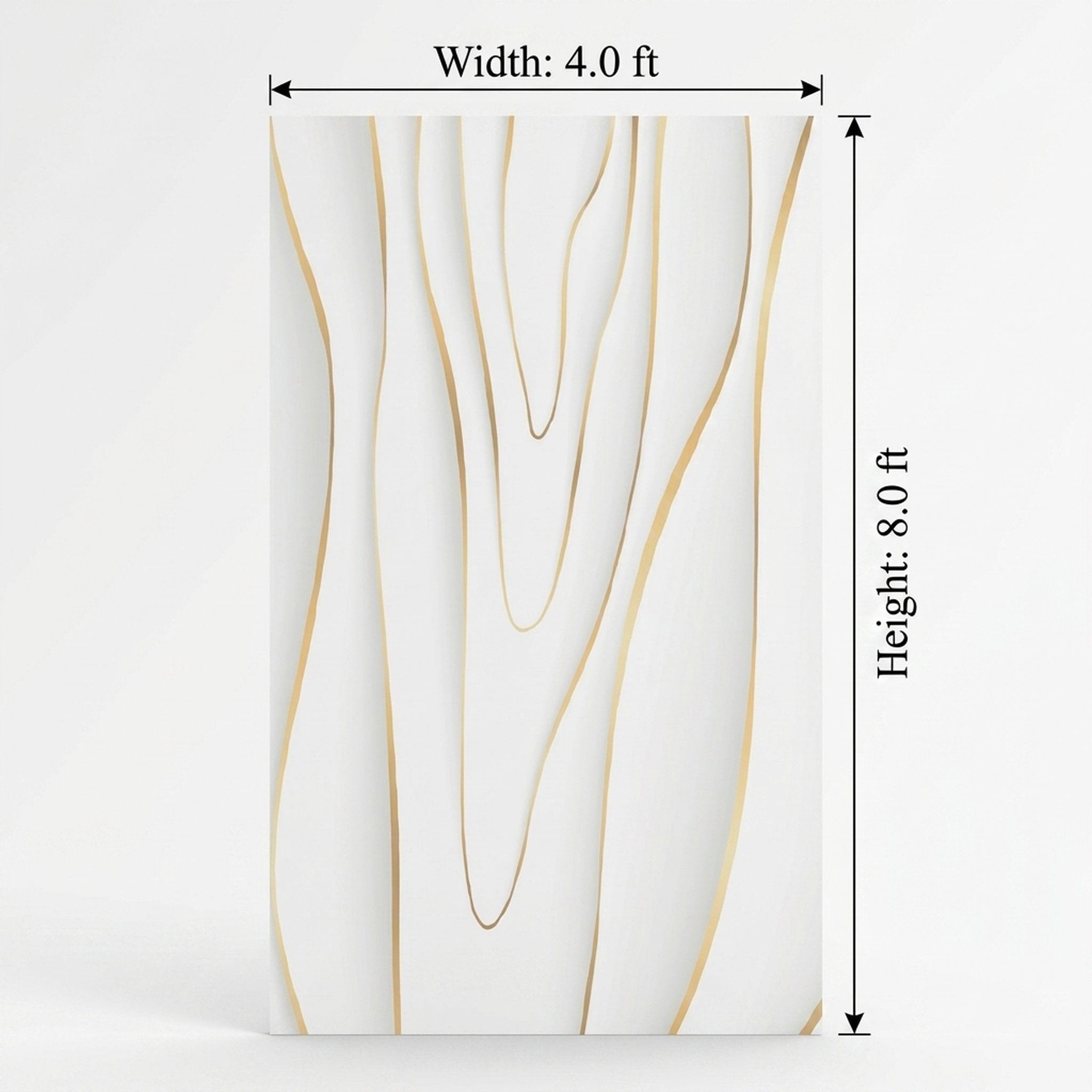 GURU JI DECOR AND ELECTRICAL Luxury White Gold Textured Wall Panel 2
