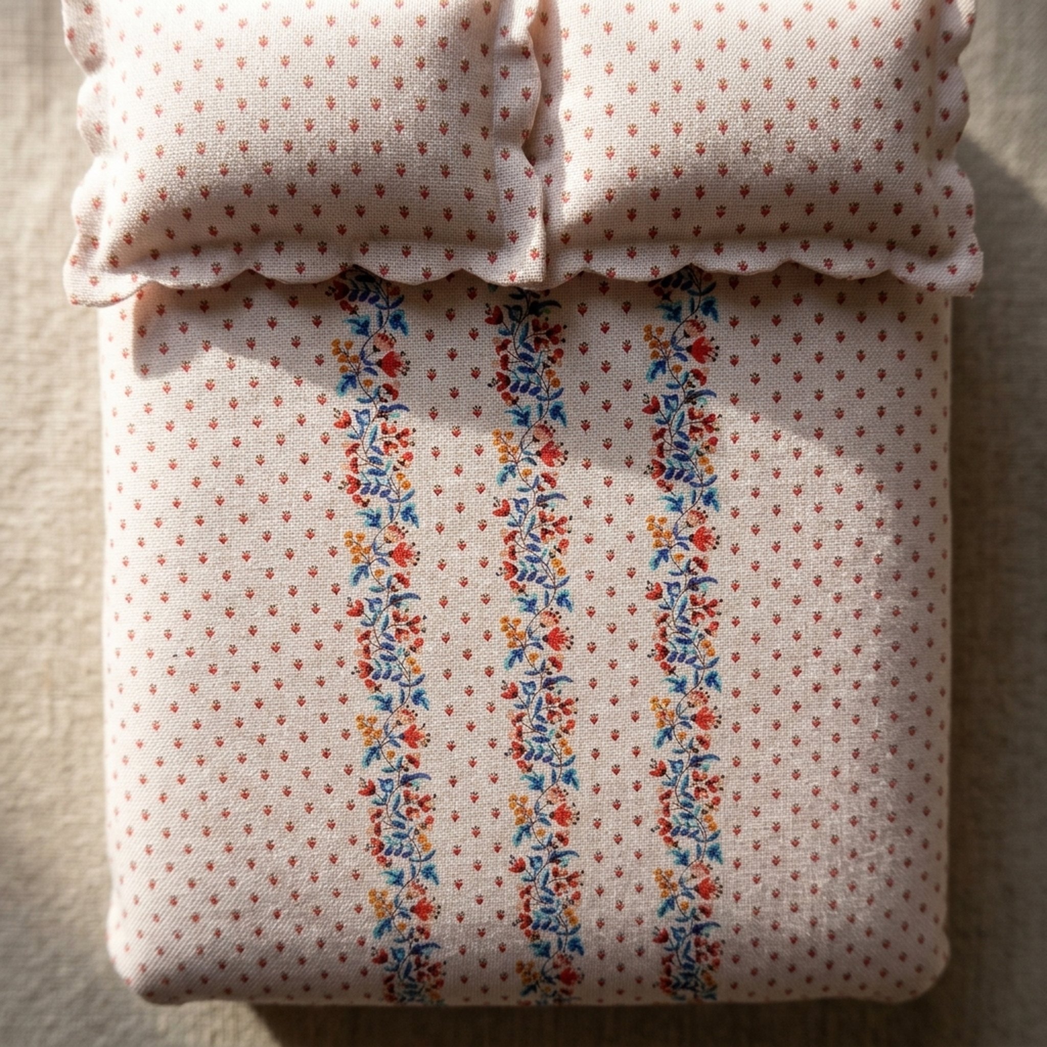 Portico Floral Patterned Cotton Double Bedsheet Set 4