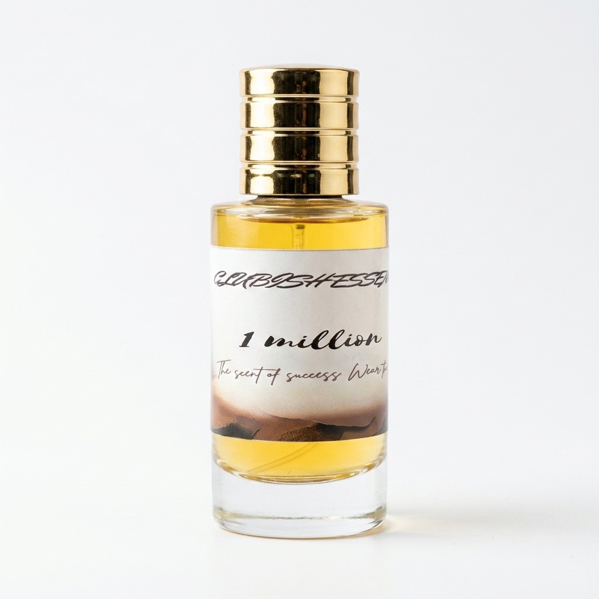 Golden Cap Fragrance Spray Bottle