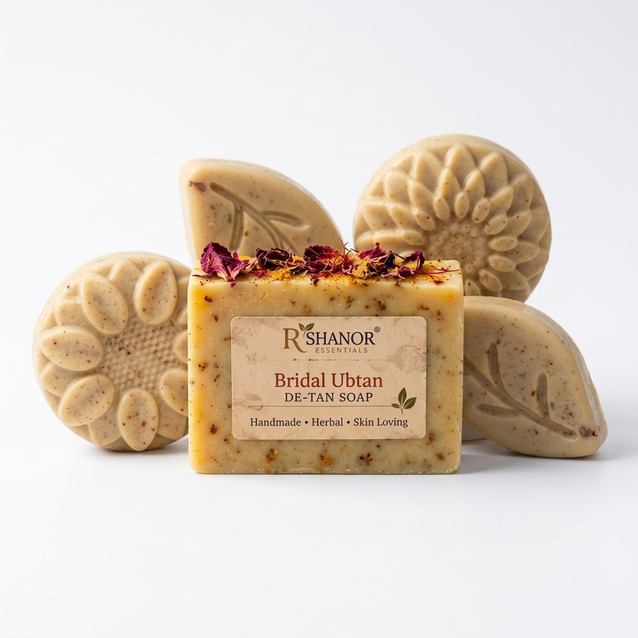 Natural Herbal bridalbubtan De-Tan Soap infused with saffron