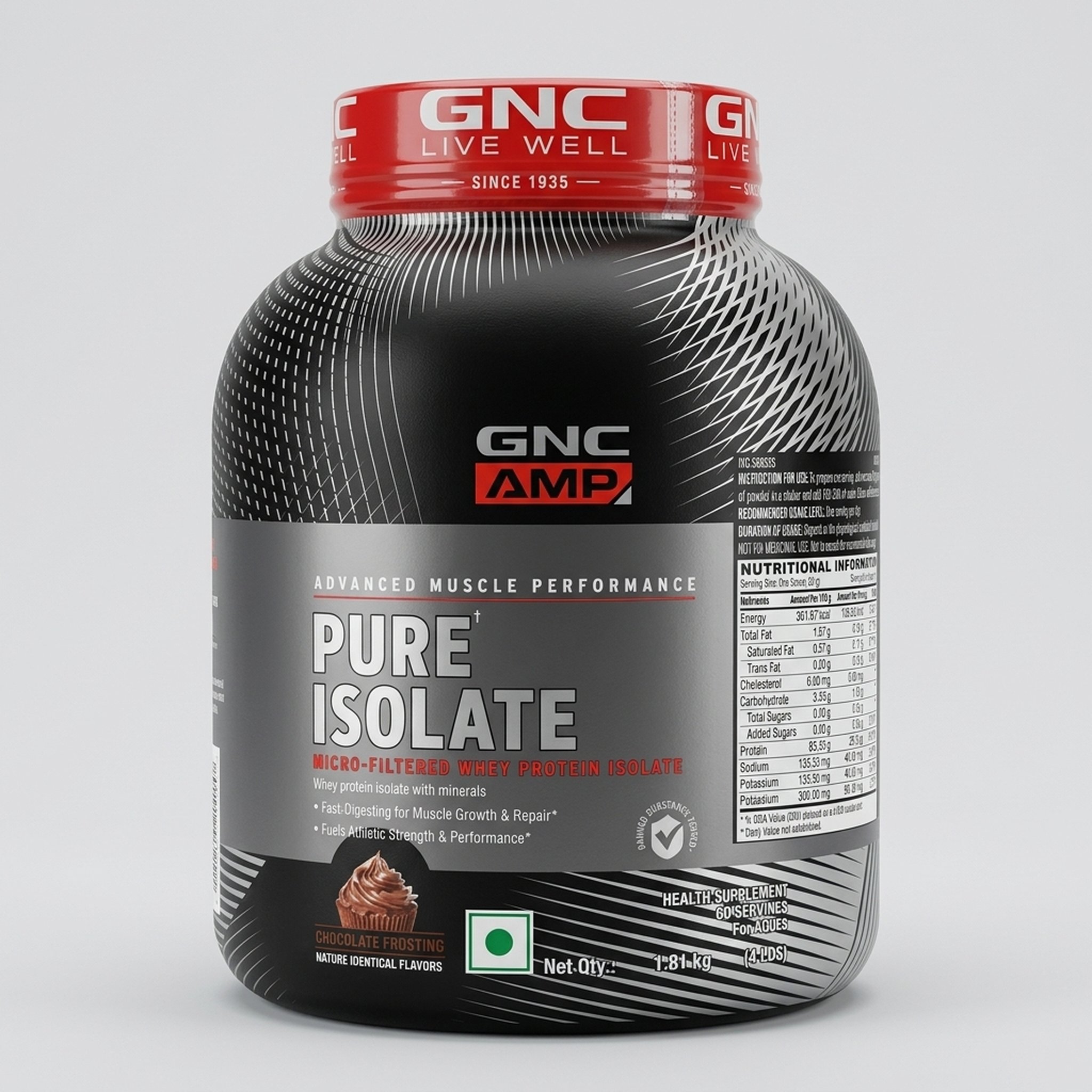 Gnc Pure Isolate Chocolate Flavored Protein Powder 4