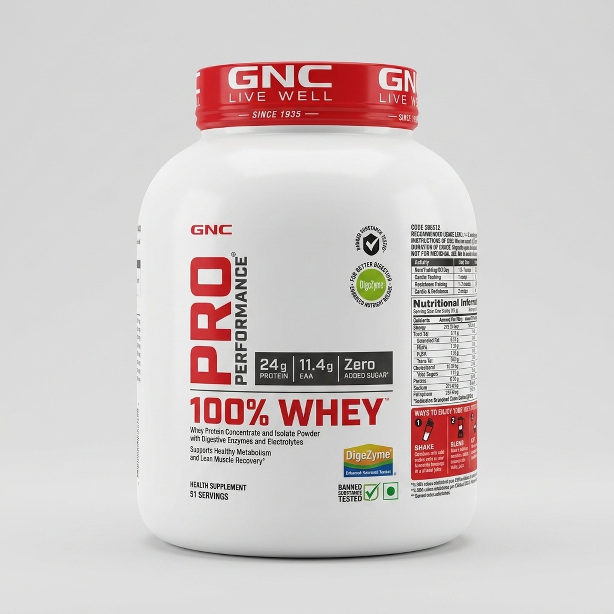 Gnc Chocolate Flavored Whey Protein Powder 4