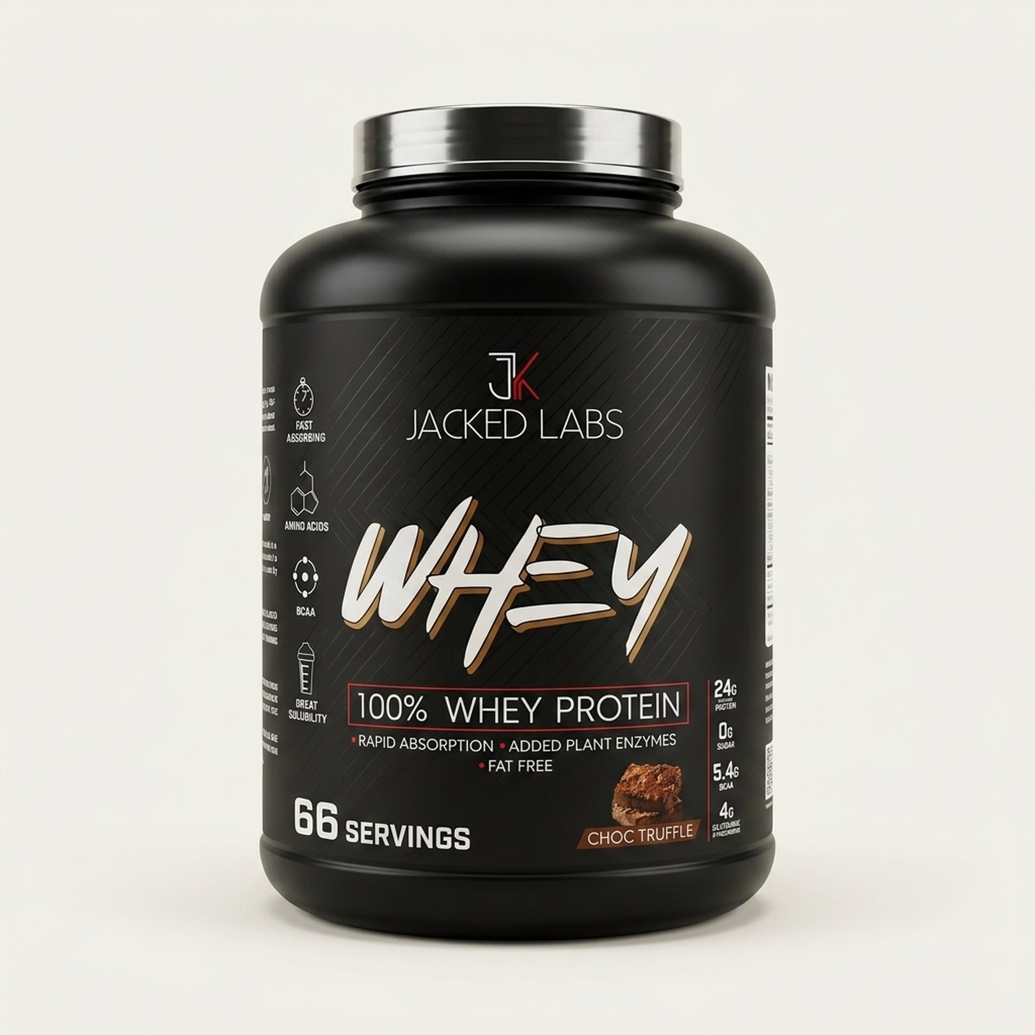 Buyceps Large Black Whey Protein Supplement 4