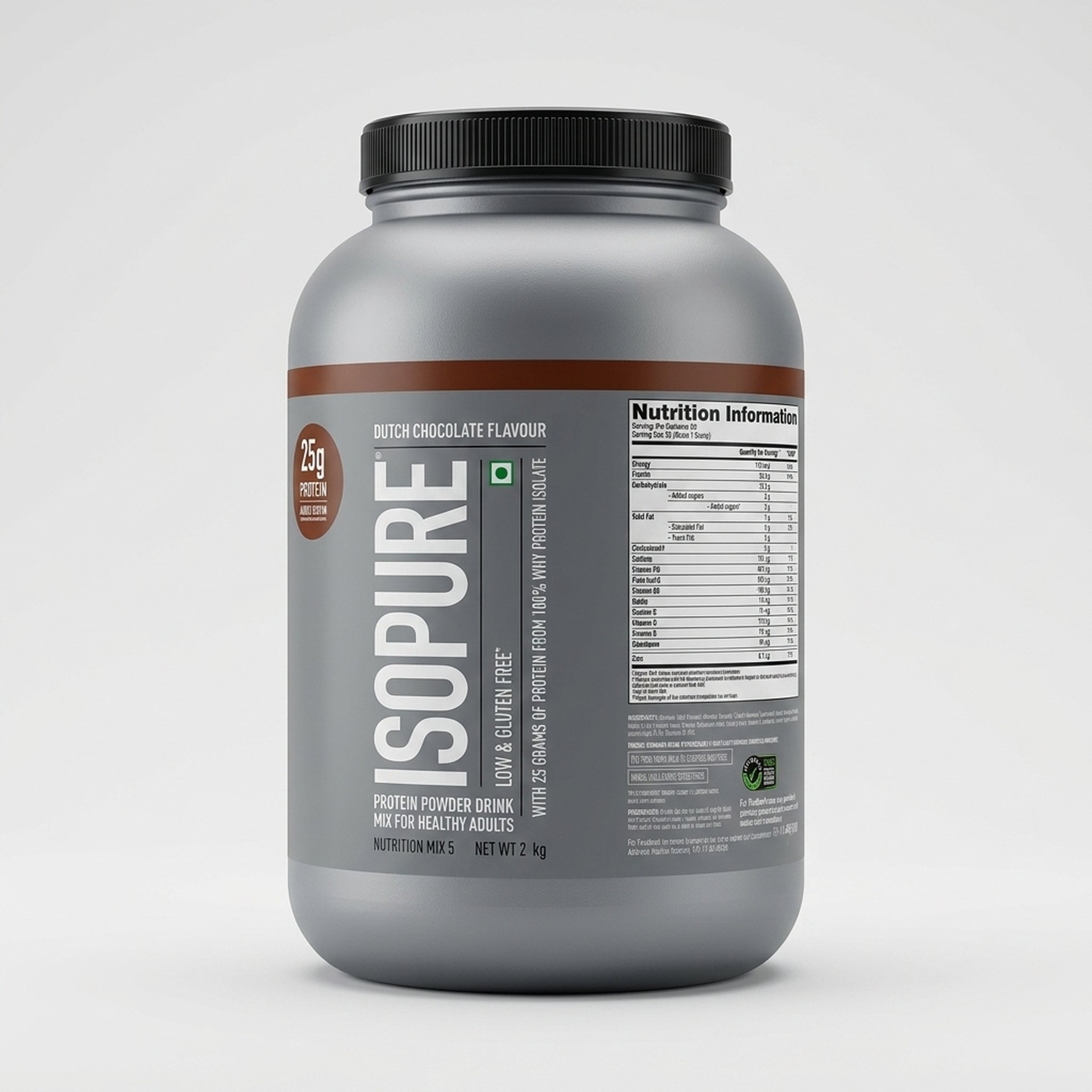Dutch Chocolate isolated isopure 4