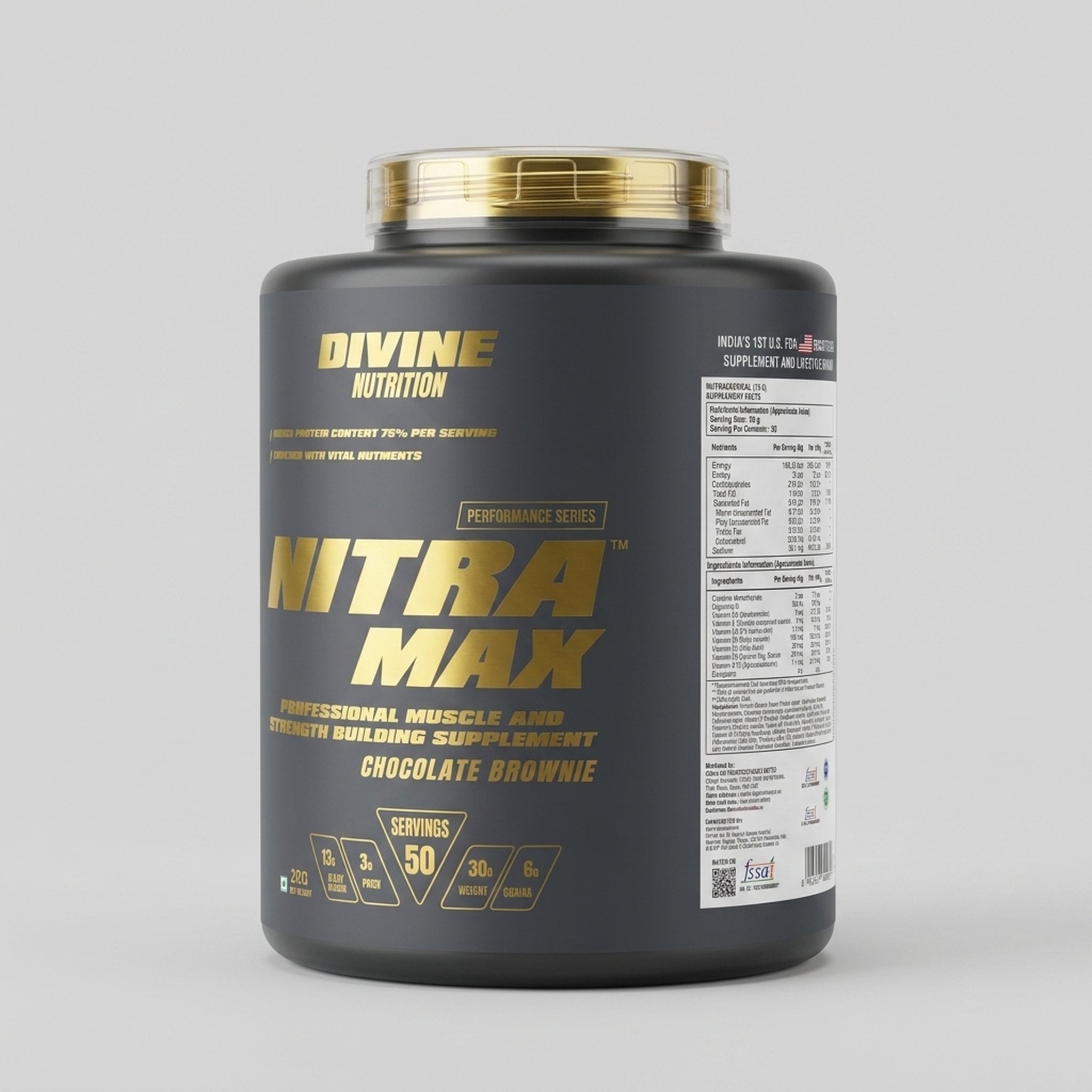 Buyceps Chocolate Brownie Muscle Building Protein Powder 4