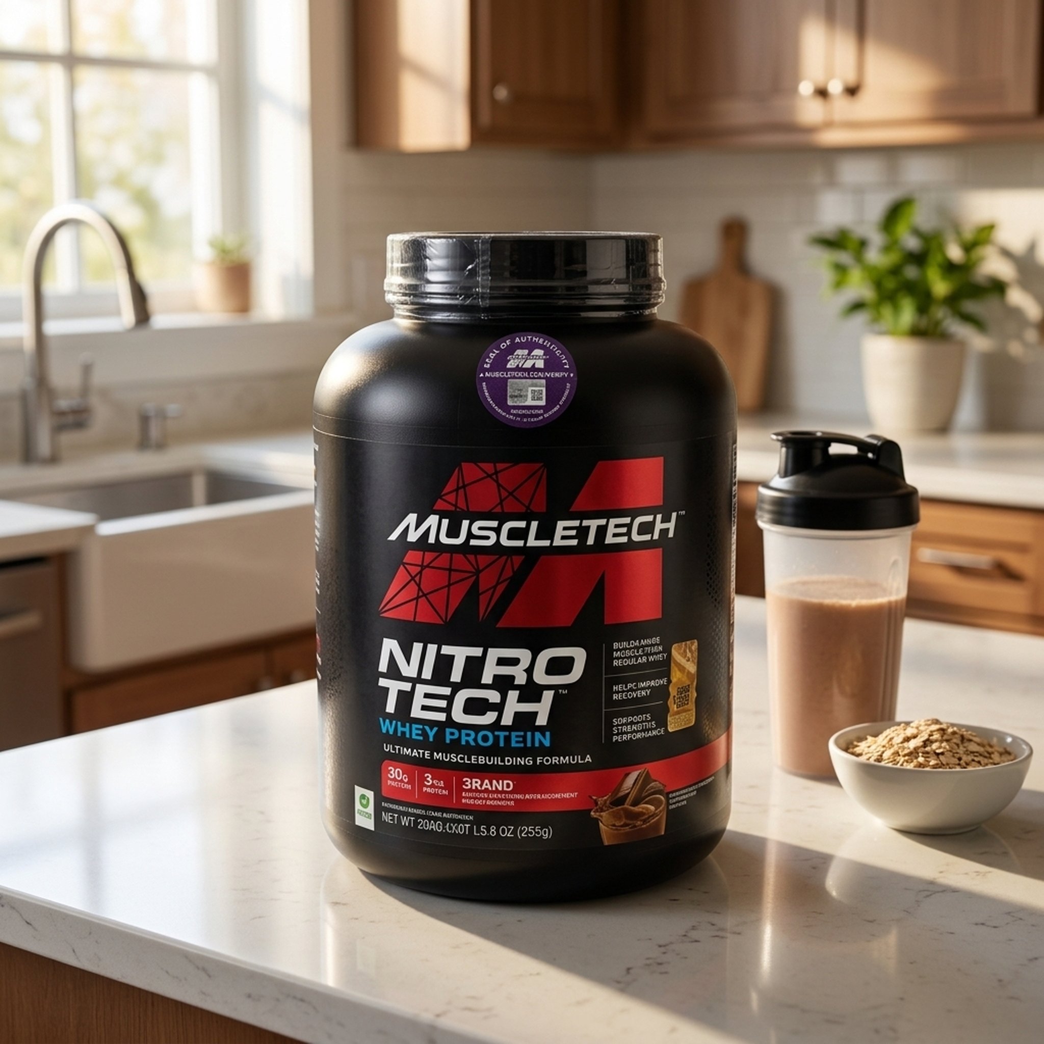 Muscletech nitrotech Muscle Building Whey Protein Powder