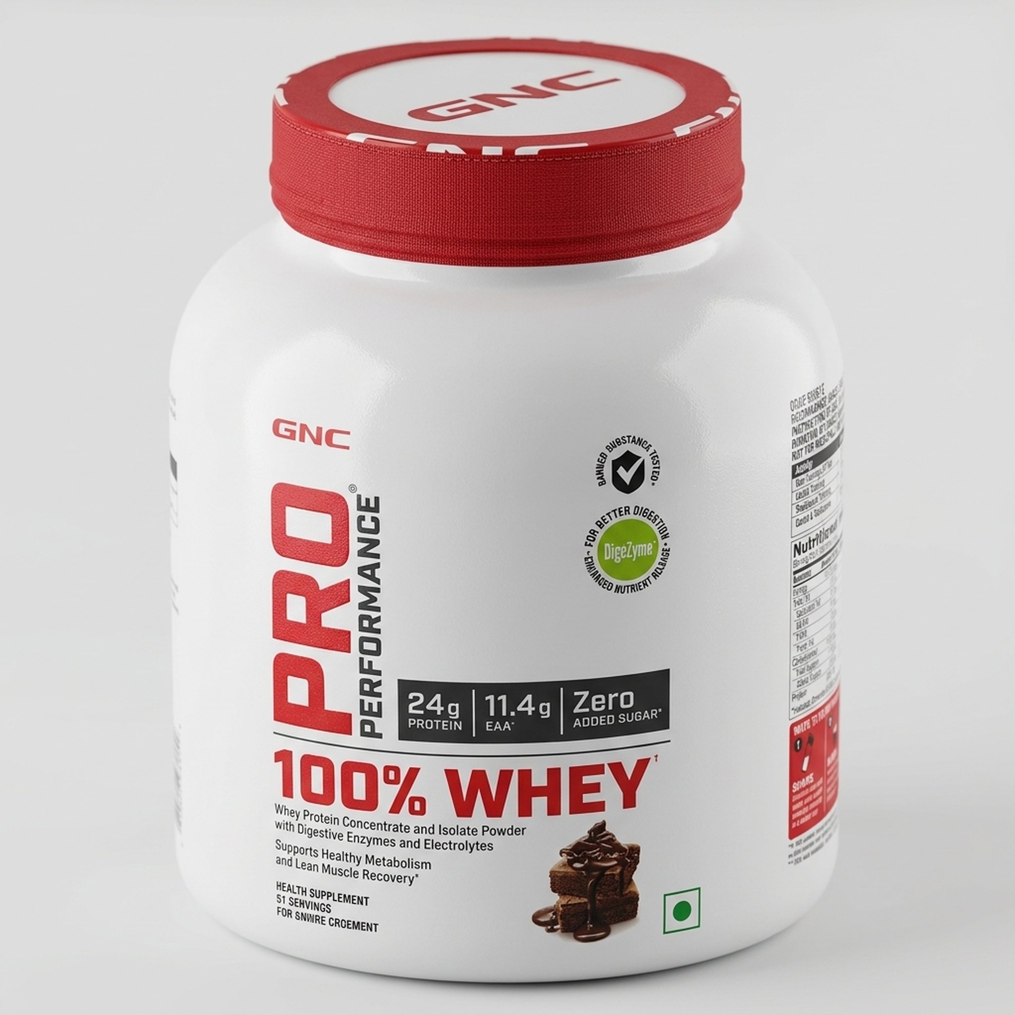 Gnc Chocolate Flavored Whey Protein Powder 3