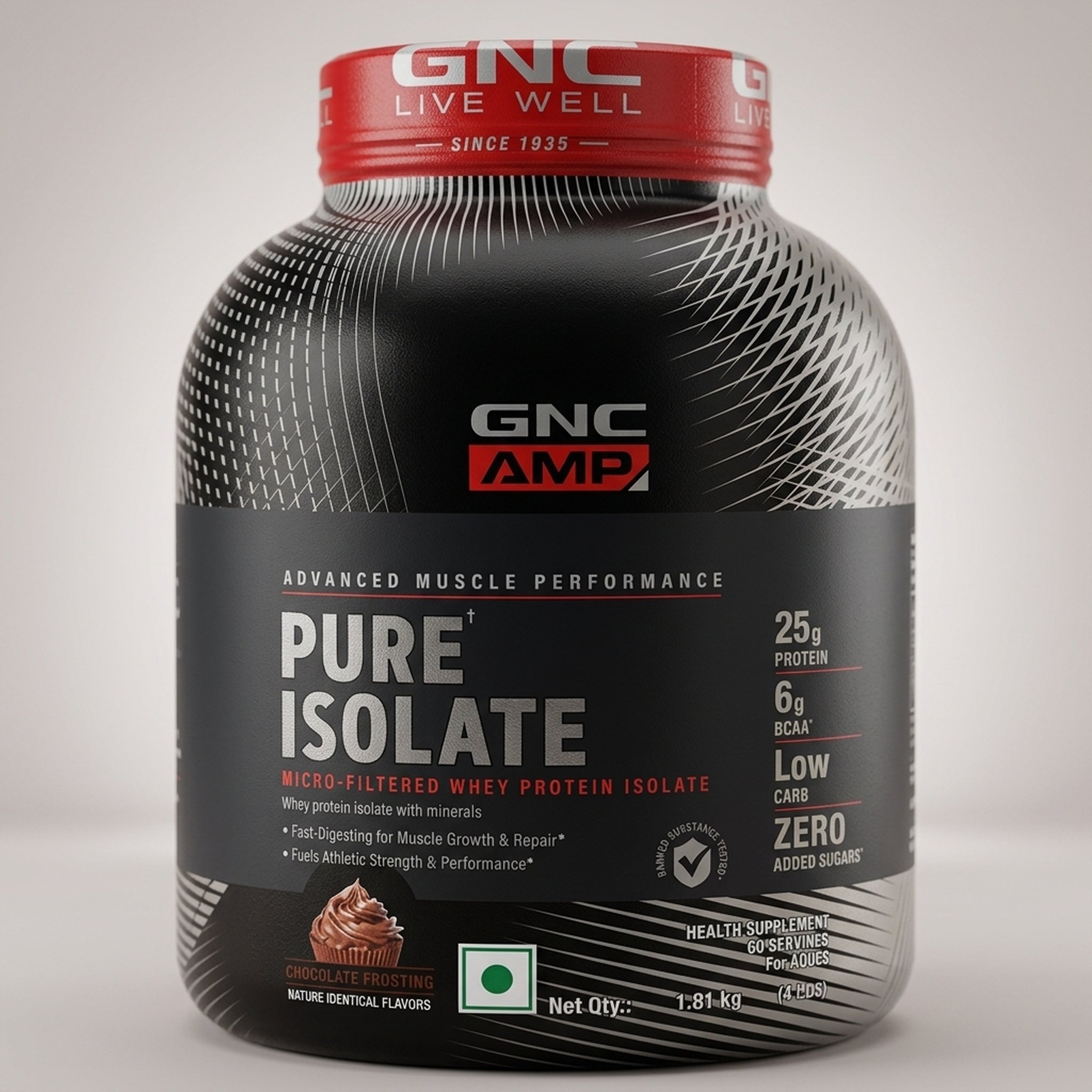 Gnc Pure Isolate Chocolate Flavored Protein Powder 3