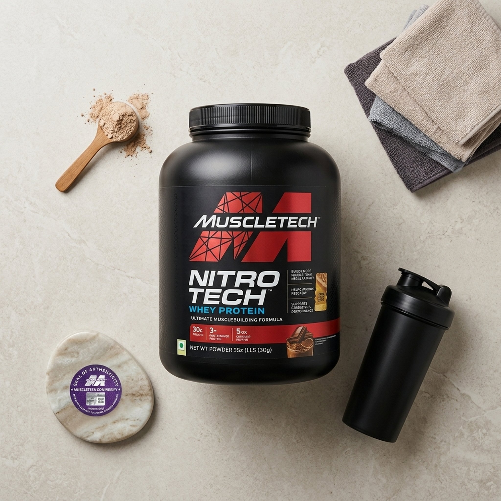 Muscletech nitrotech Muscle Building Whey Protein Powder 5