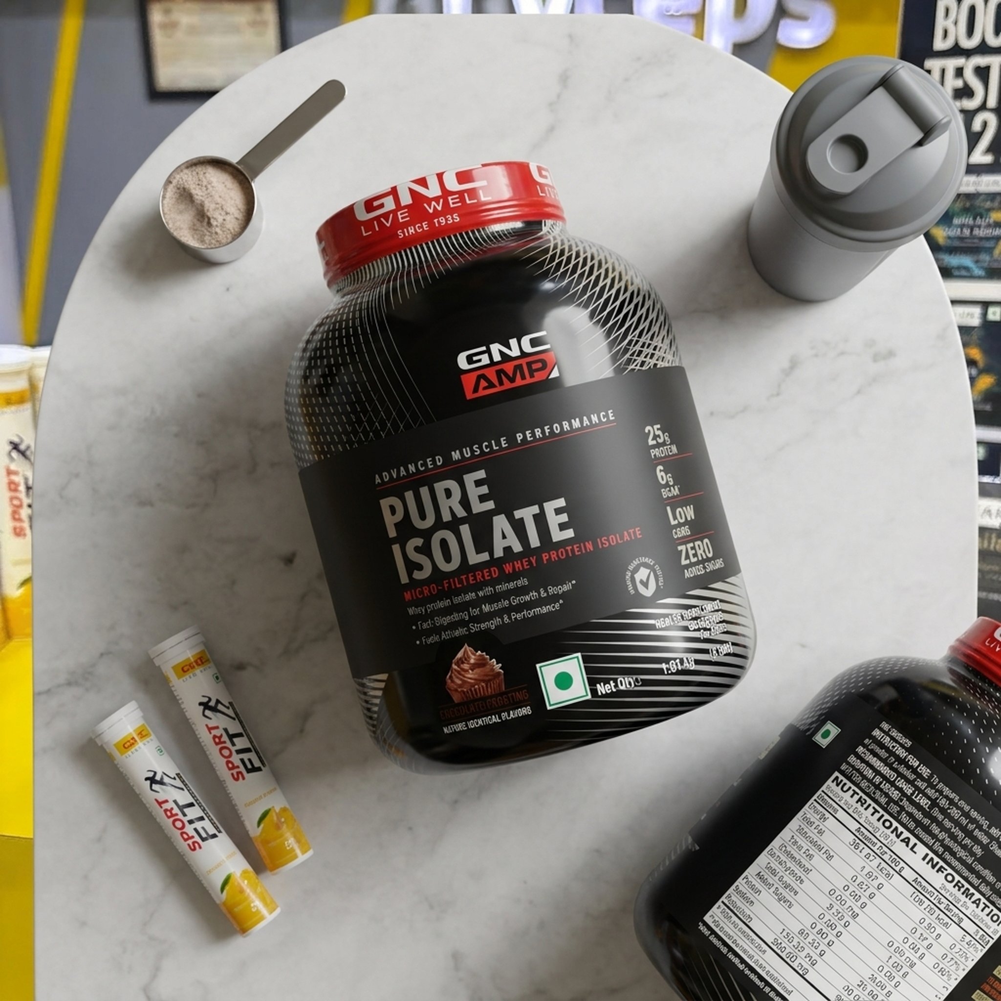Gnc Pure Isolate Chocolate Flavored Protein Powder 5