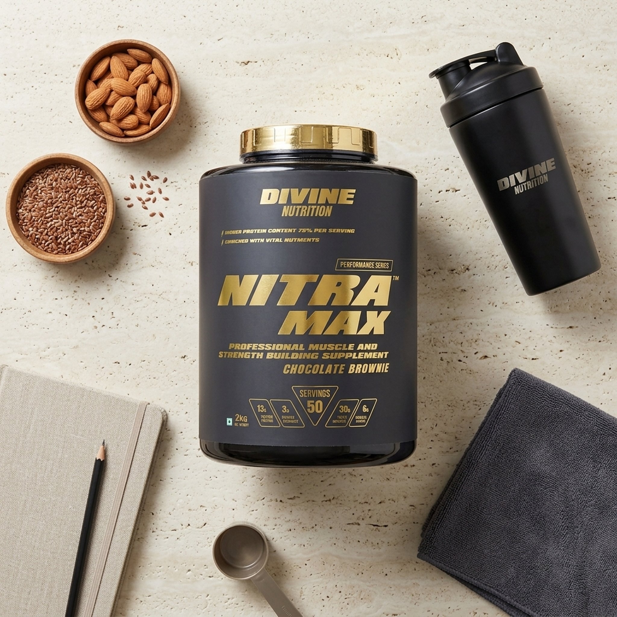 Buyceps Chocolate Brownie Muscle Building Protein Powder 5