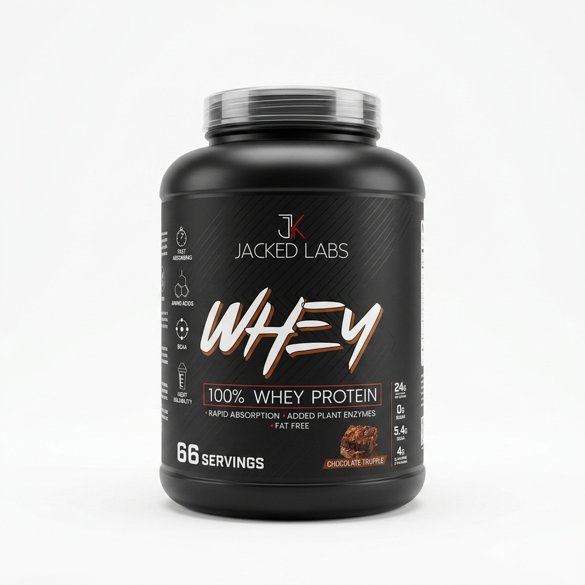 Buyceps Large Black Whey Protein Supplement 2