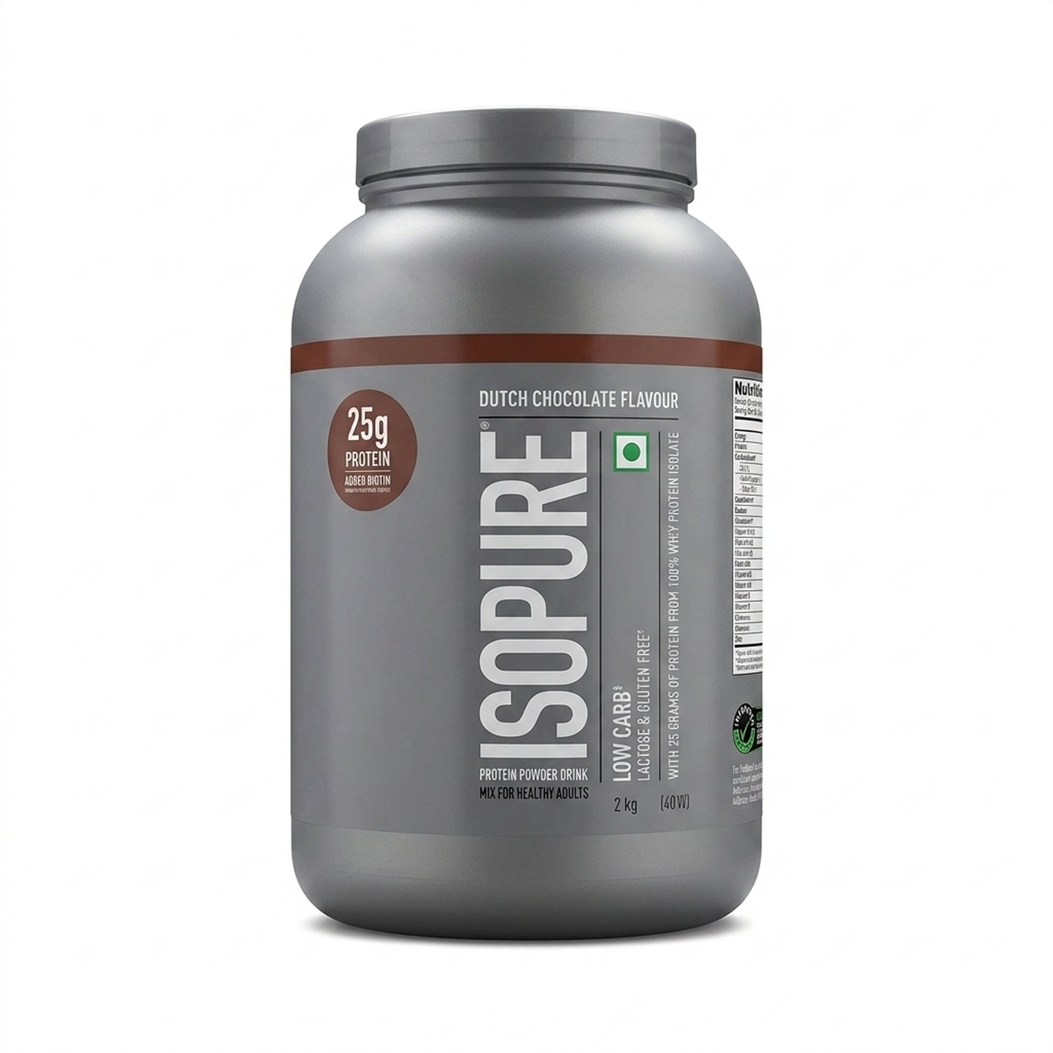 Dutch Chocolate isolated isopure 2