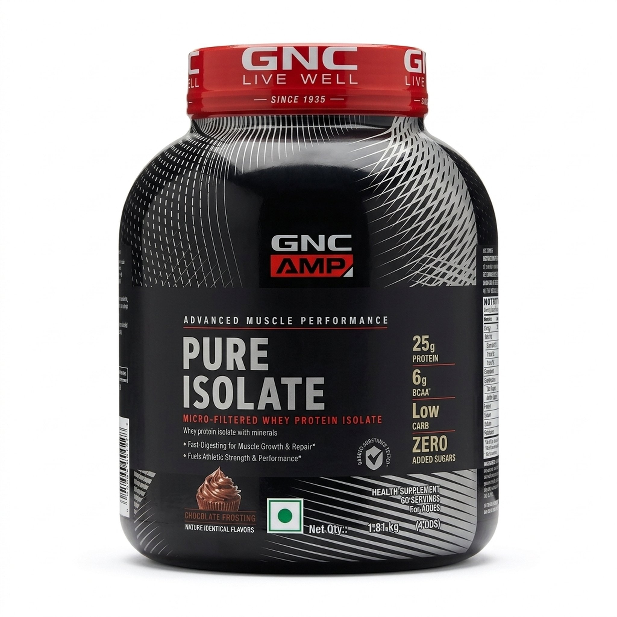 Gnc Pure Isolate Chocolate Flavored Protein Powder 2